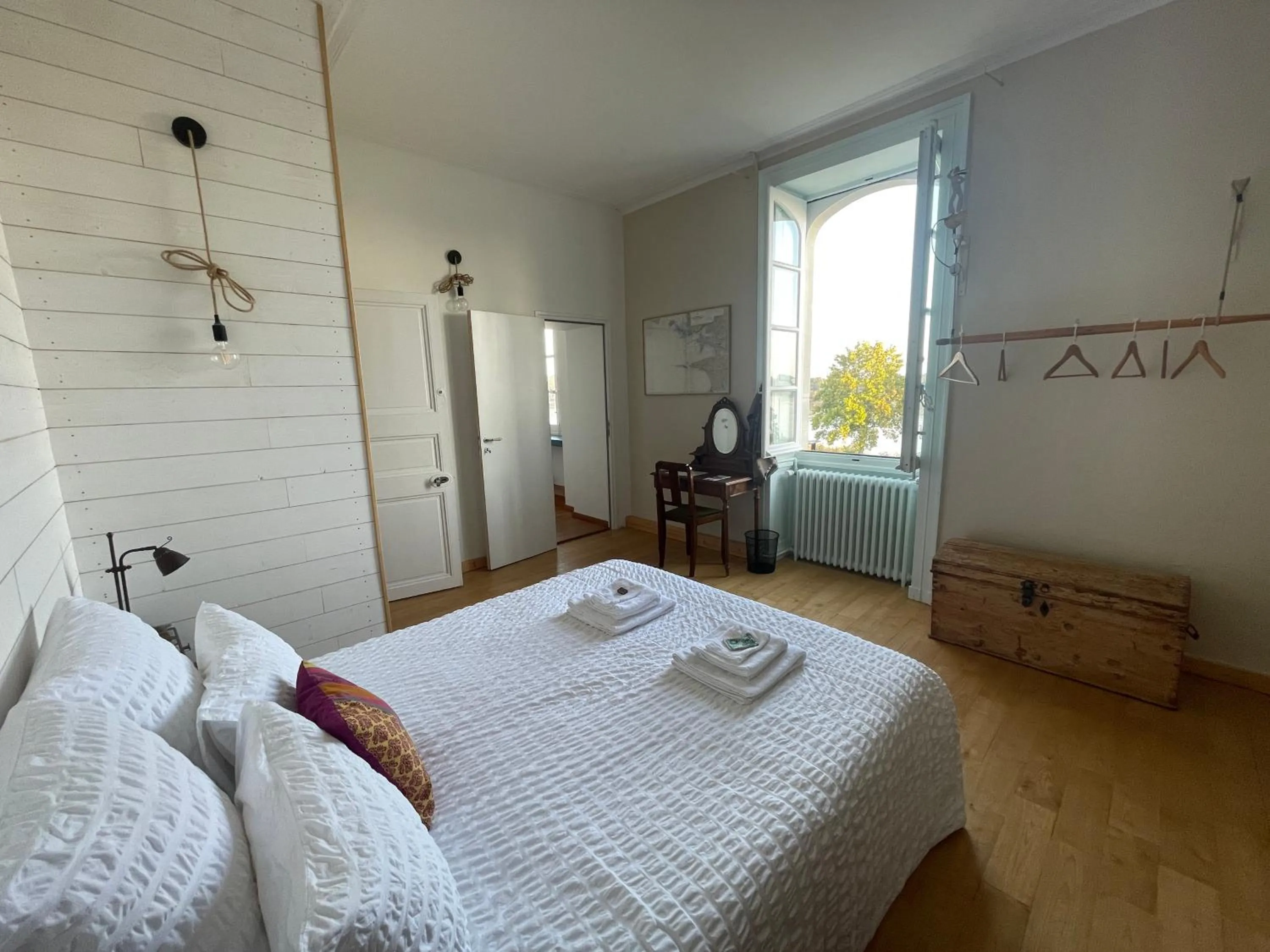 Bedroom, Bed in La Houache Chambres d'Hôtes