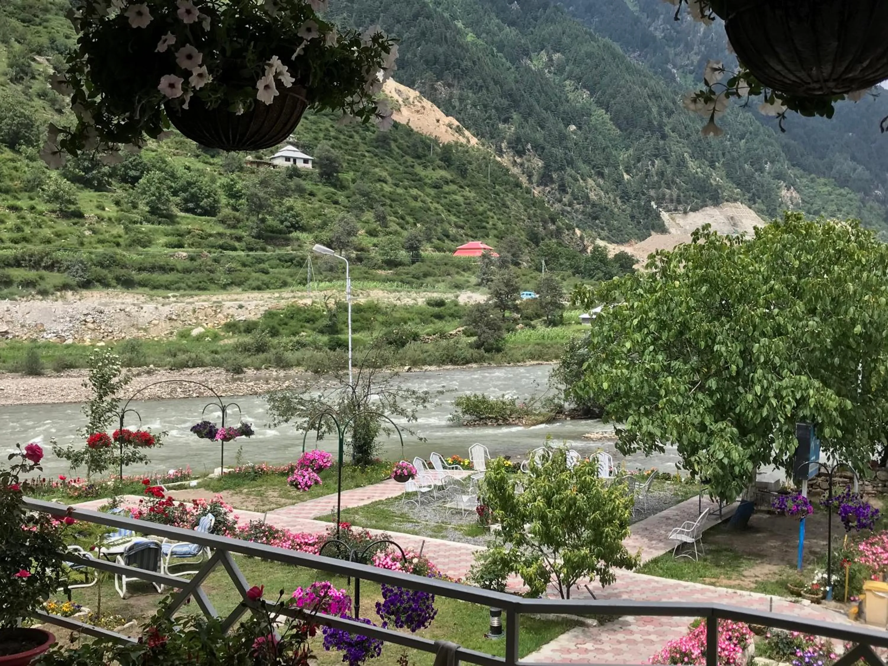 Balcony/Terrace in Parhena Cottages Bella Naran