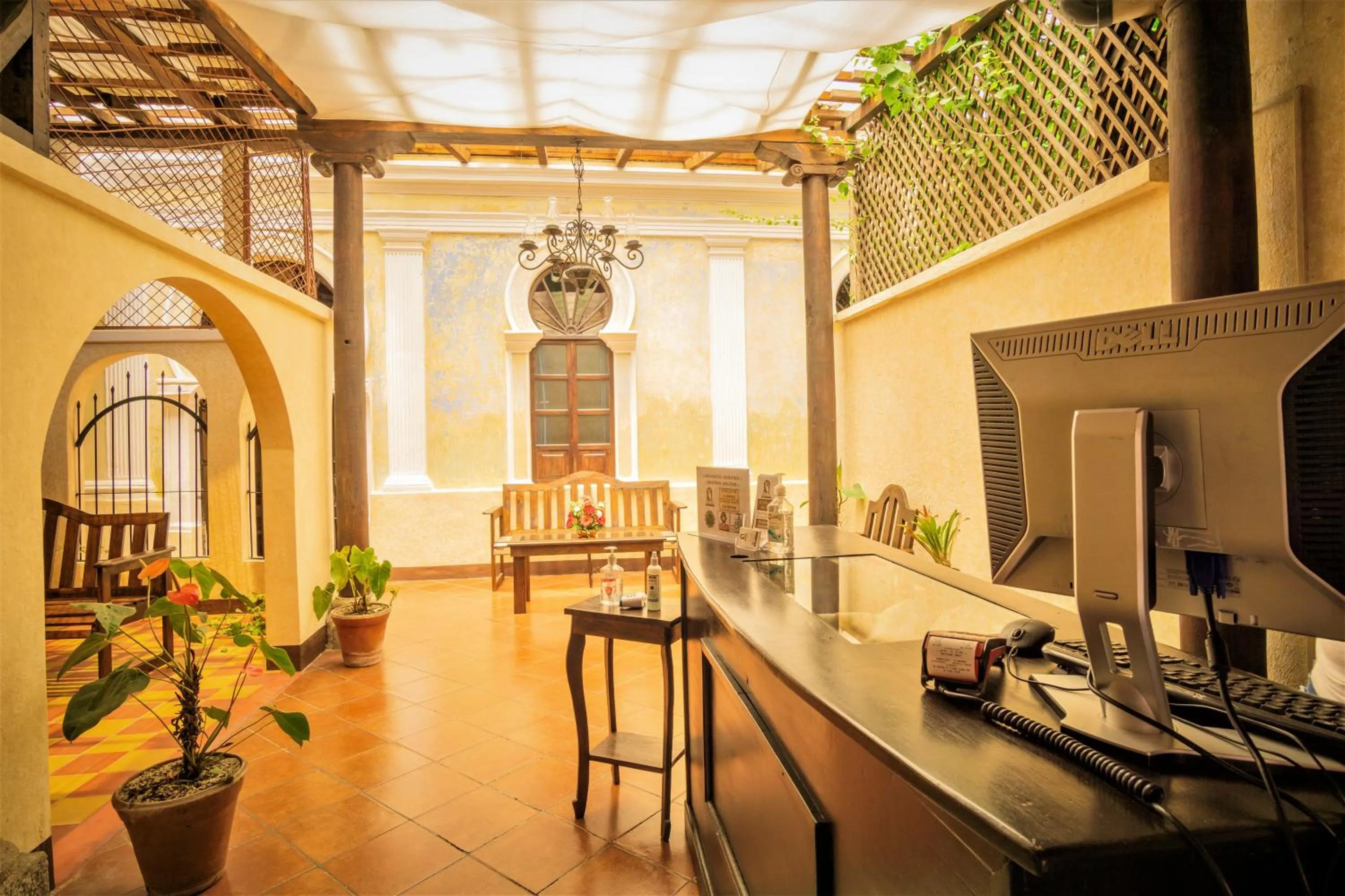 Lobby or reception in Hotel Maya Ik'