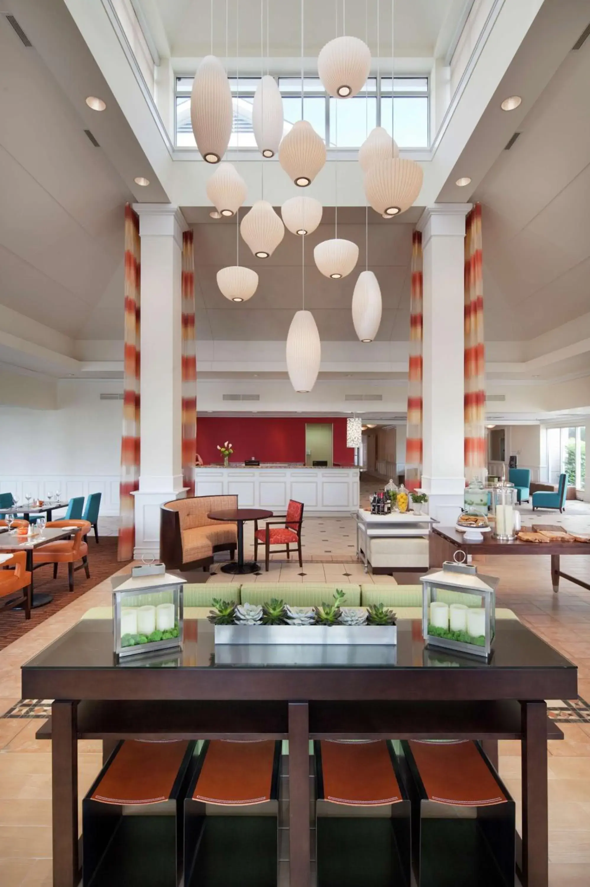 Lobby or reception in Hilton Garden Inn Montreal Airport Lobby or reception in Hilton Garden Inn Montreal Airport