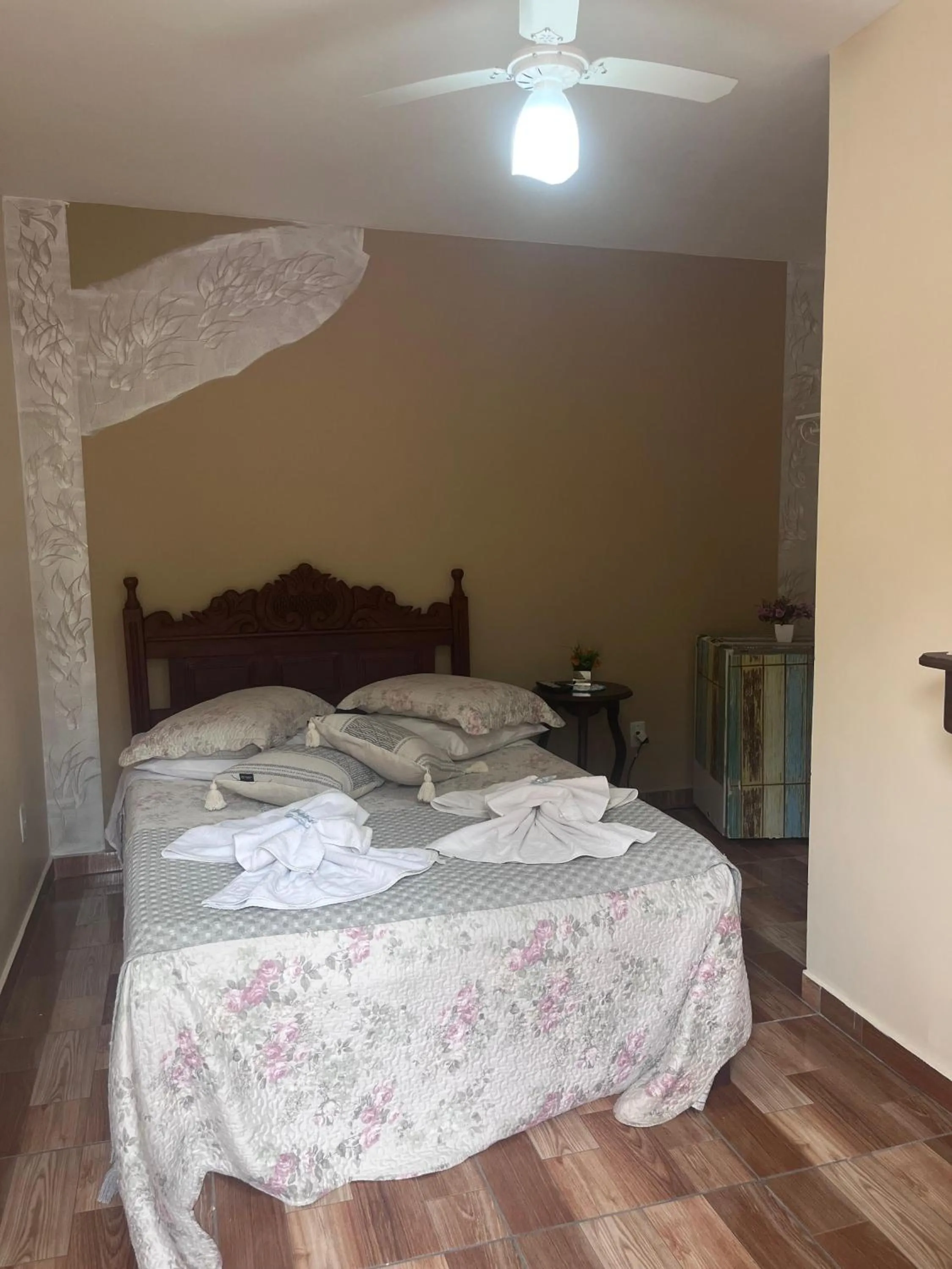Bed in Pousada Oca Porã