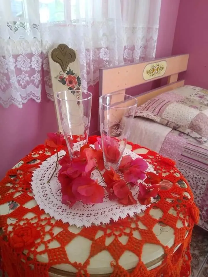 Bed in Pousada Oca Porã
