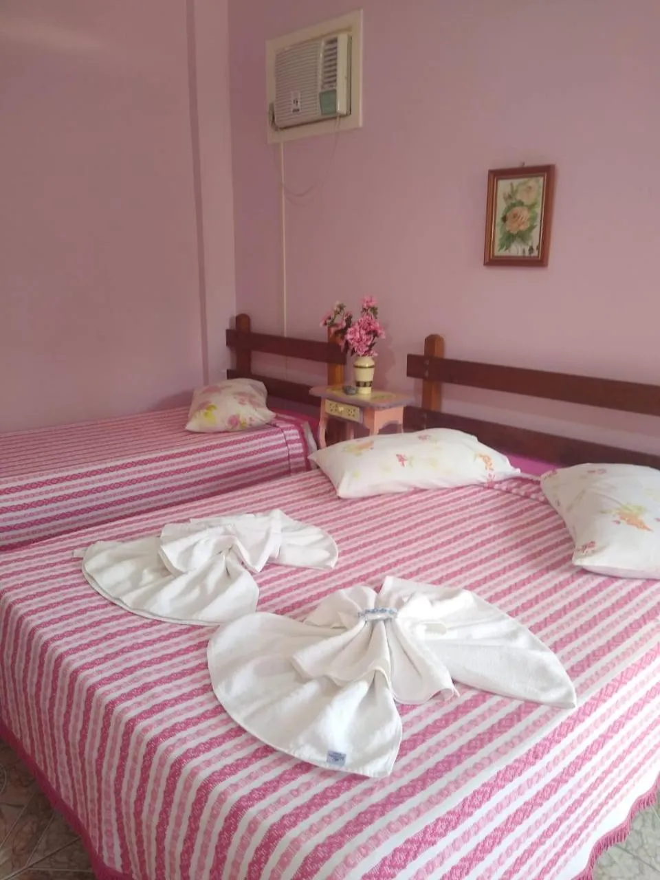 Bed in Pousada Oca Porã