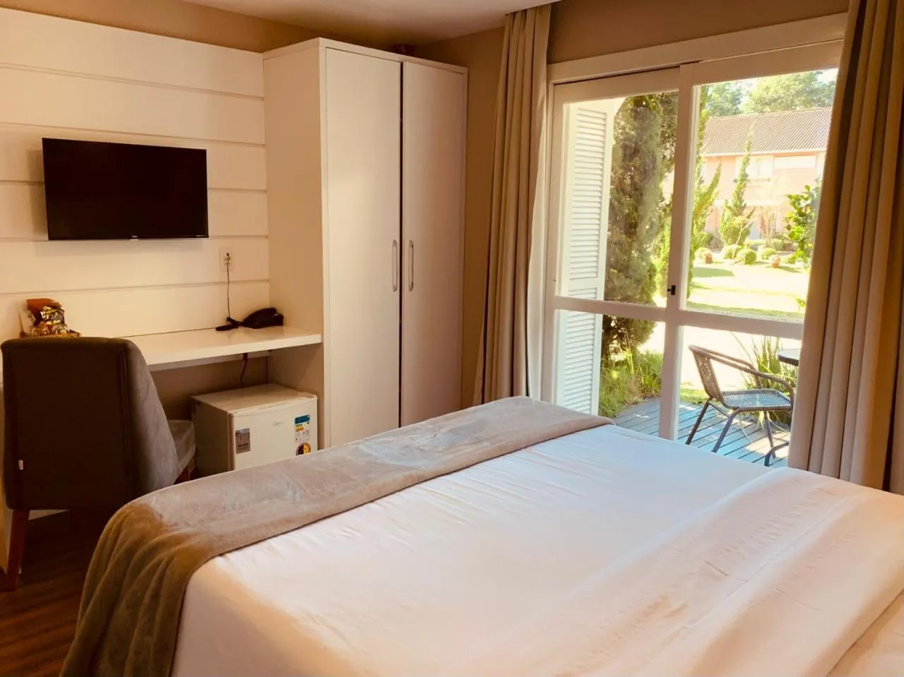 Bedroom, Bed in Pousada Quinta do Vale