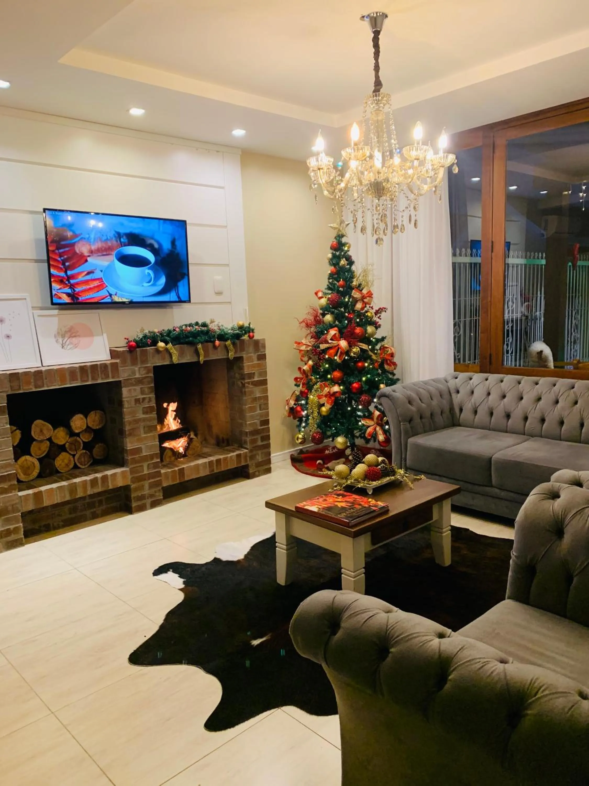 Living room in Pousada Quinta do Vale