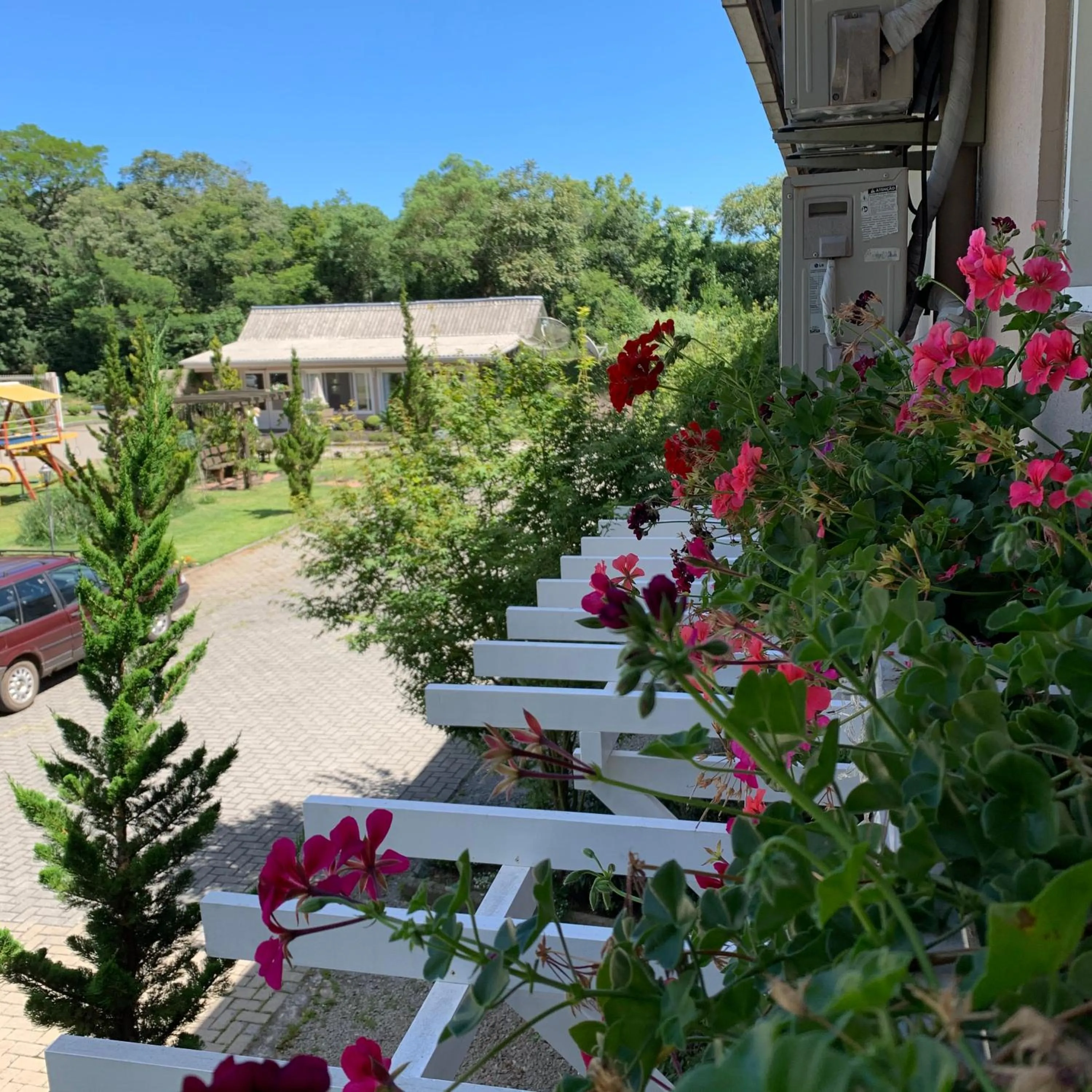 Garden view in Pousada Quinta do Vale