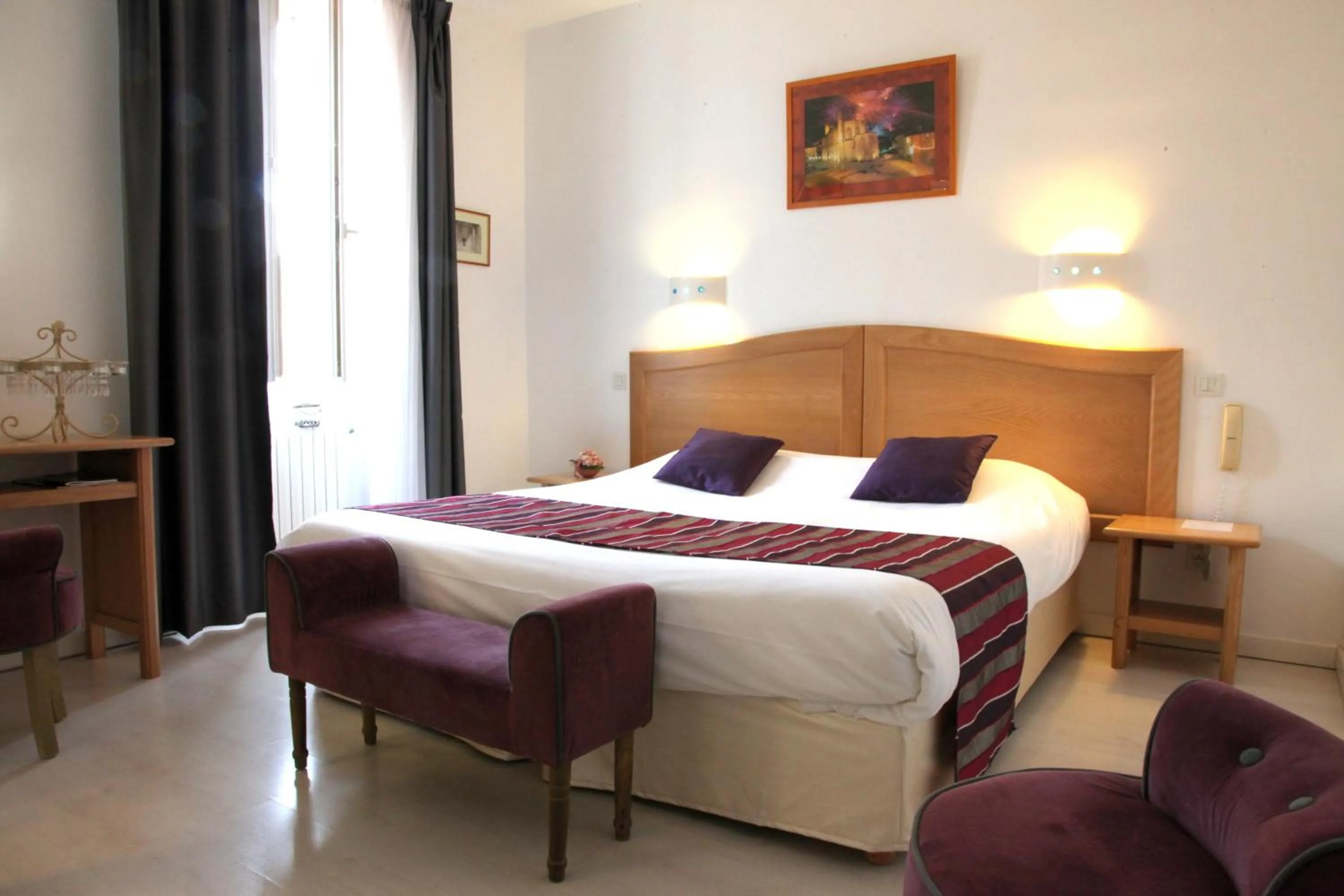 Bedroom, Bed in Le Continental