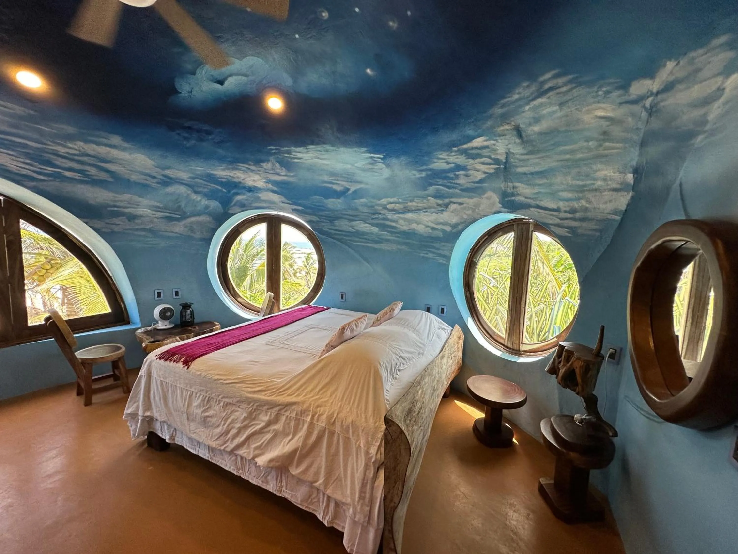 Bed in Beachfront Paradise Boutique Hotel