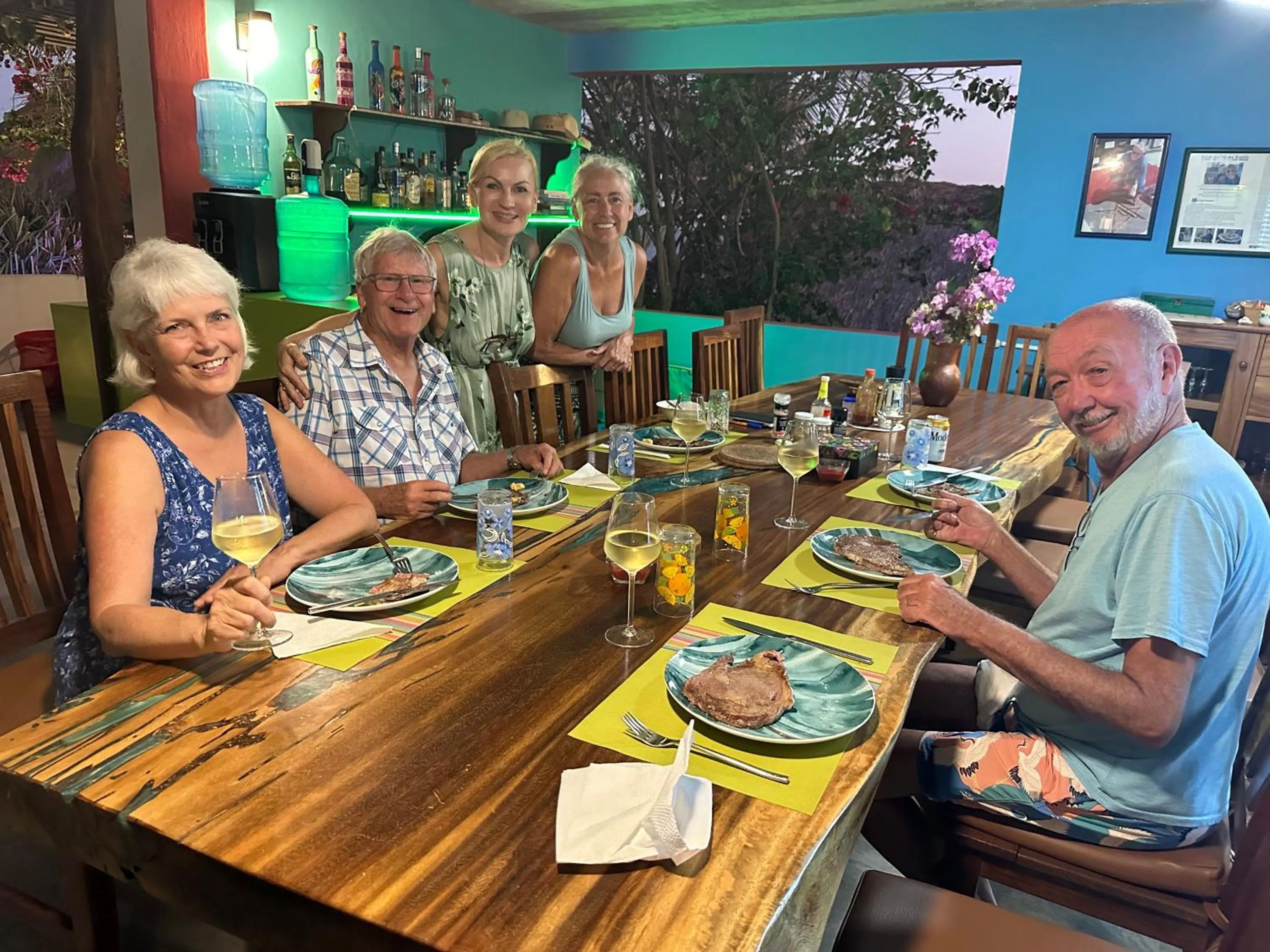 Dining area in Beachfront Paradise Boutique Hotel