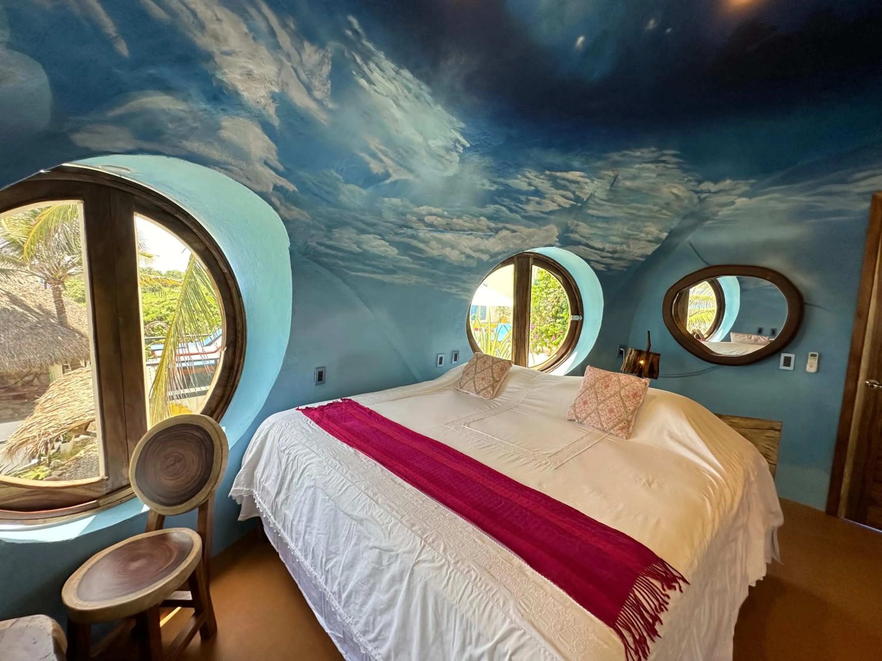 Bed in Beachfront Paradise Boutique Hotel