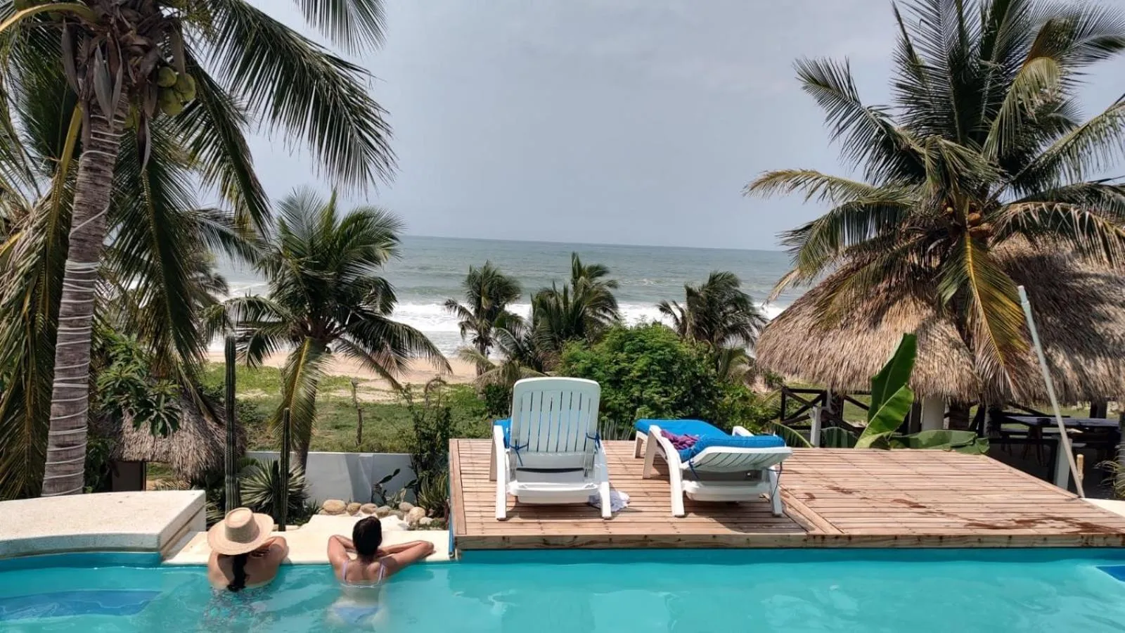 Garden view in Beachfront Paradise Boutique Hotel