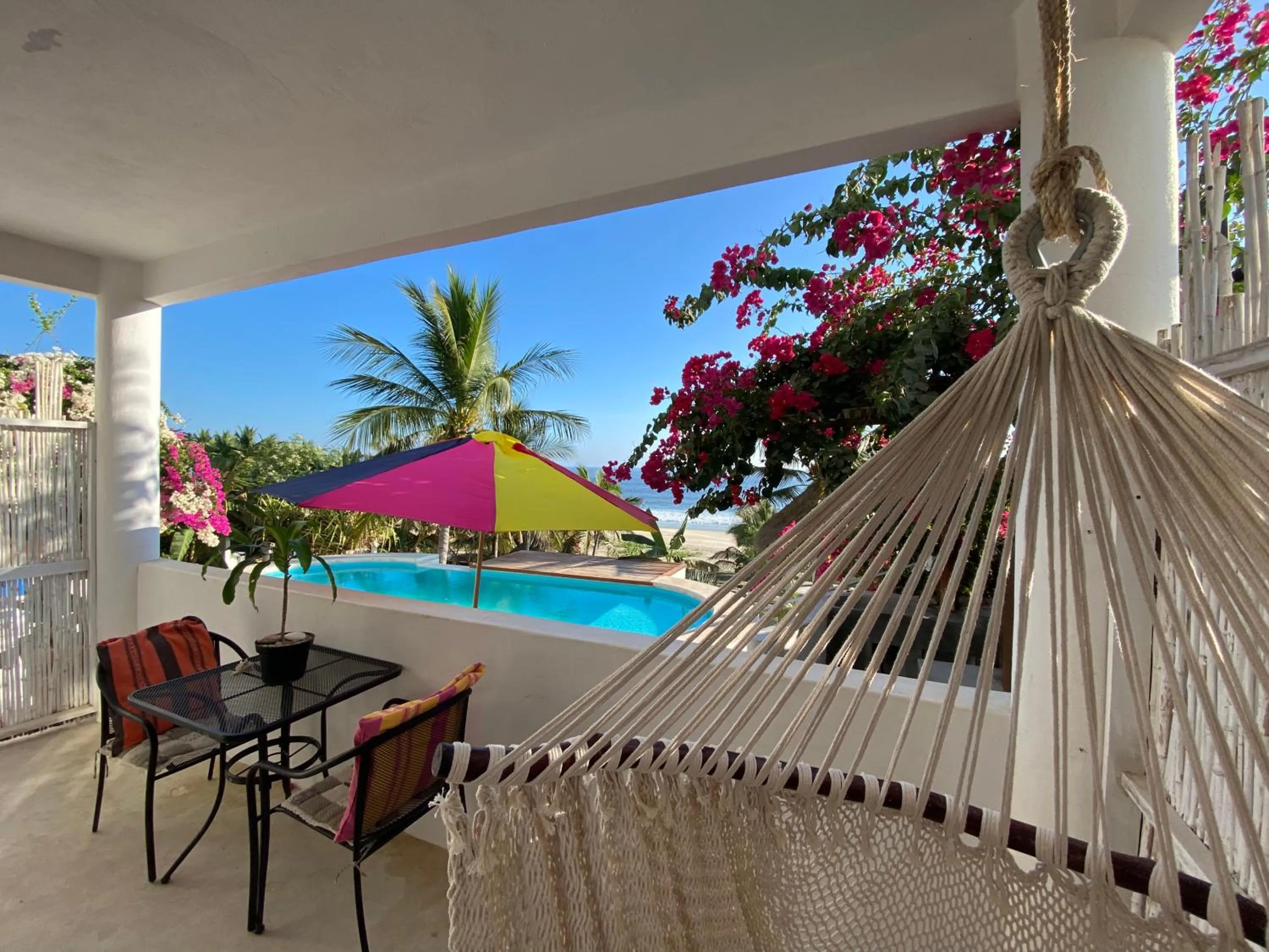 Balcony/Terrace in Beachfront Paradise Boutique Hotel