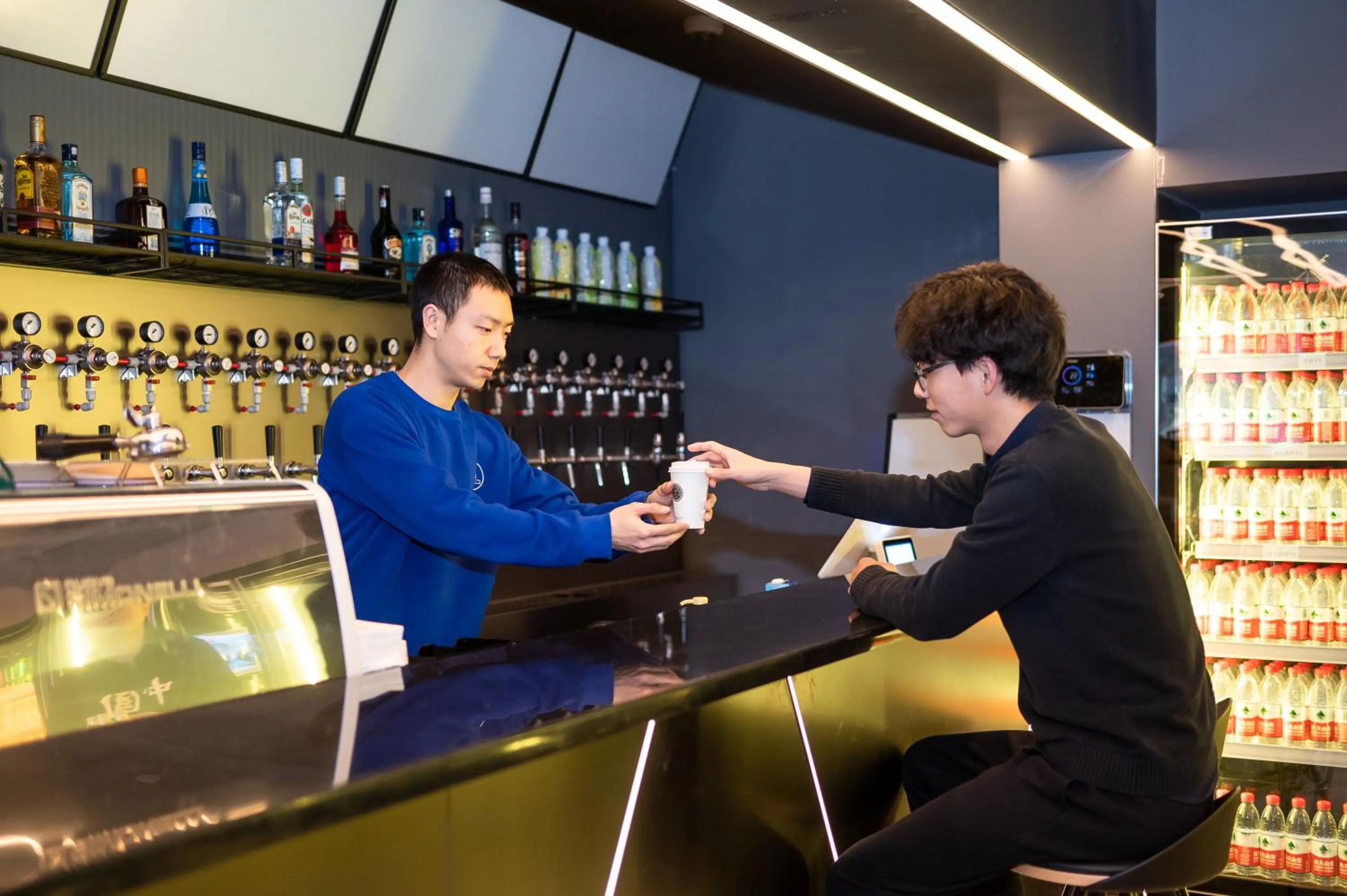 Lounge or bar in Dayin International Youth Hostel - East Nanjing Road & People's Square & The Bund Branch