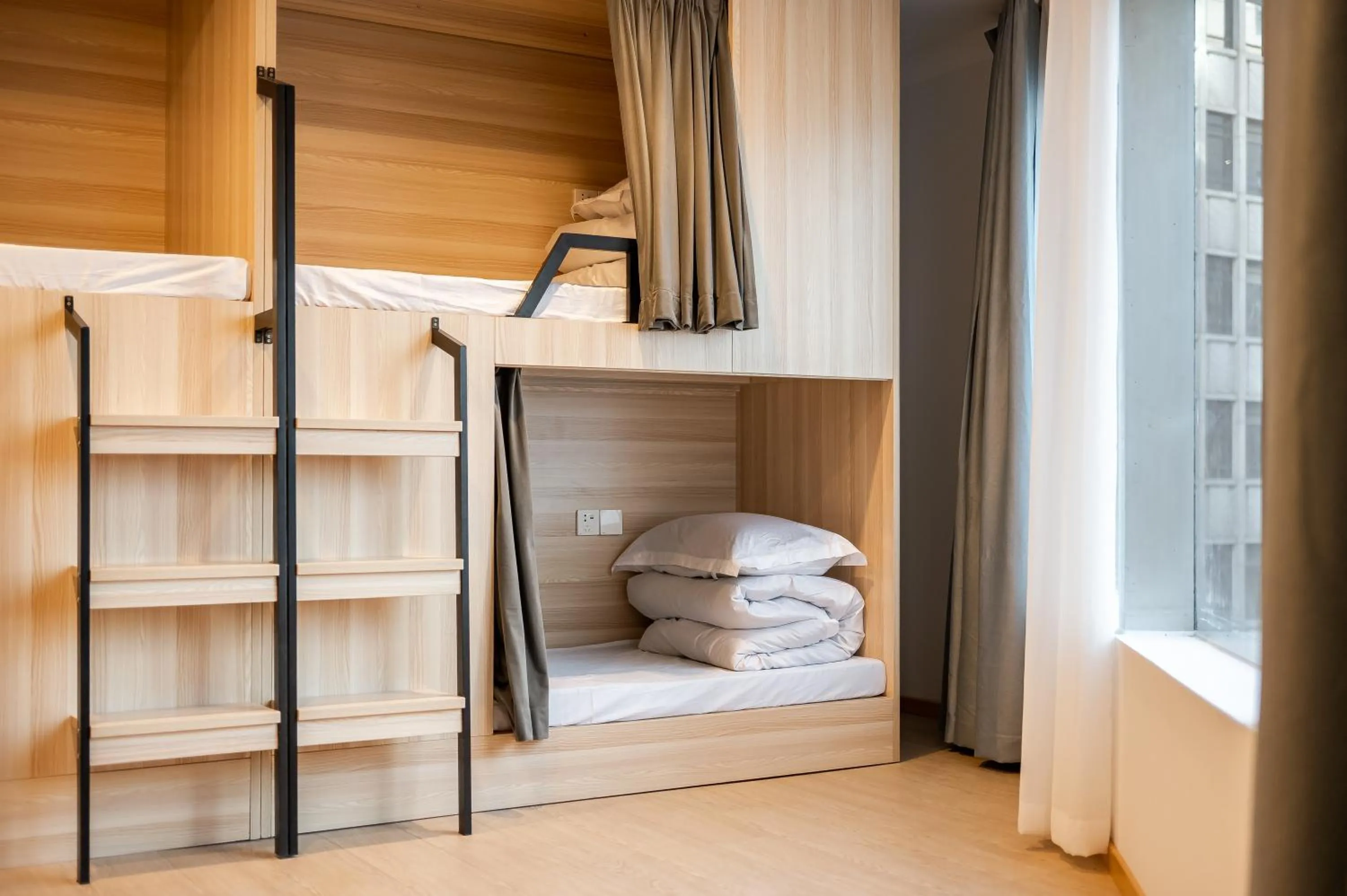 bunk bed, Bed in Dayin International Youth Hostel - East Nanjing Road & People's Square & The Bund Branch