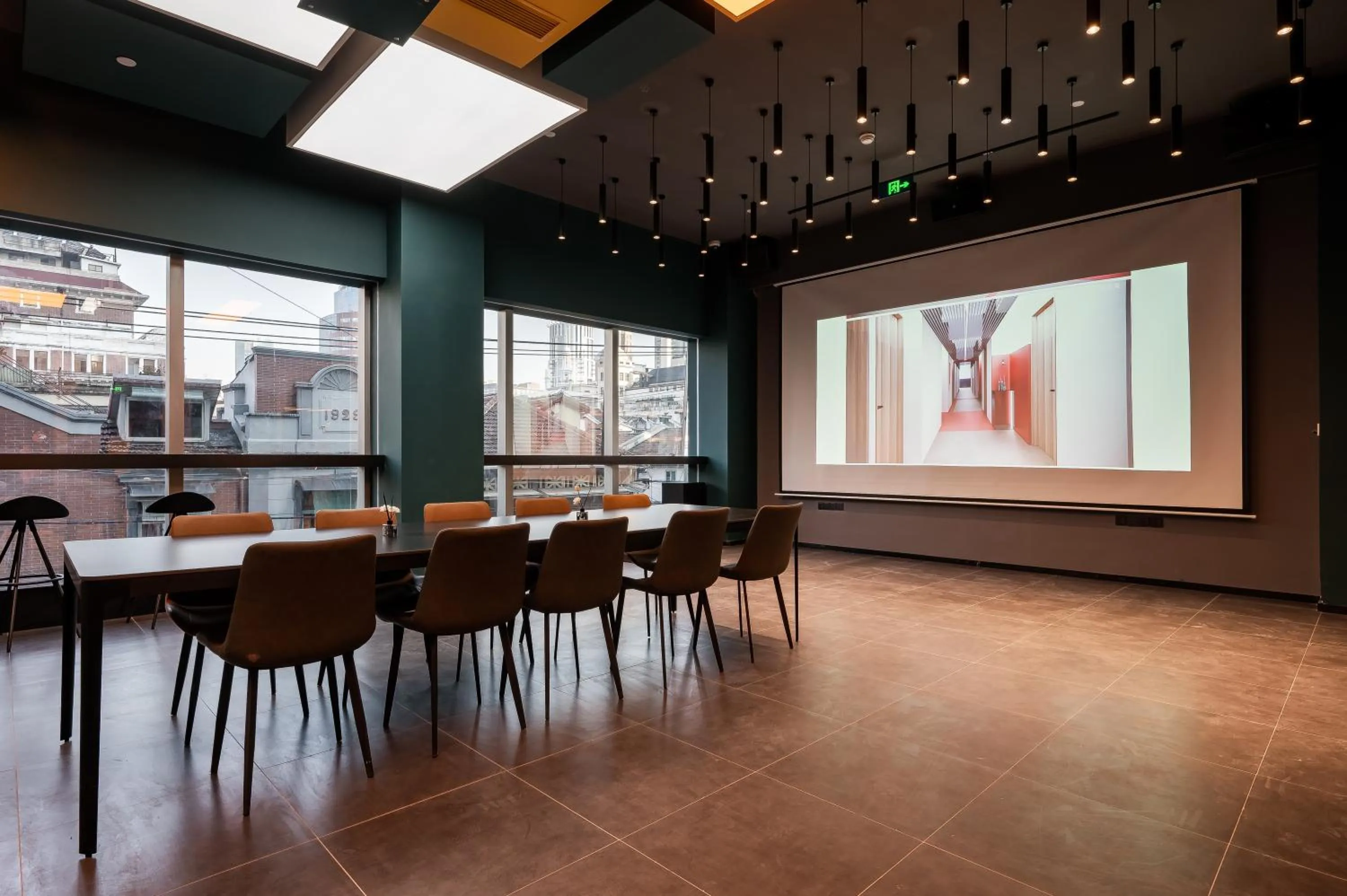 Living room in Dayin International Youth Hostel - East Nanjing Road & People's Square & The Bund Branch