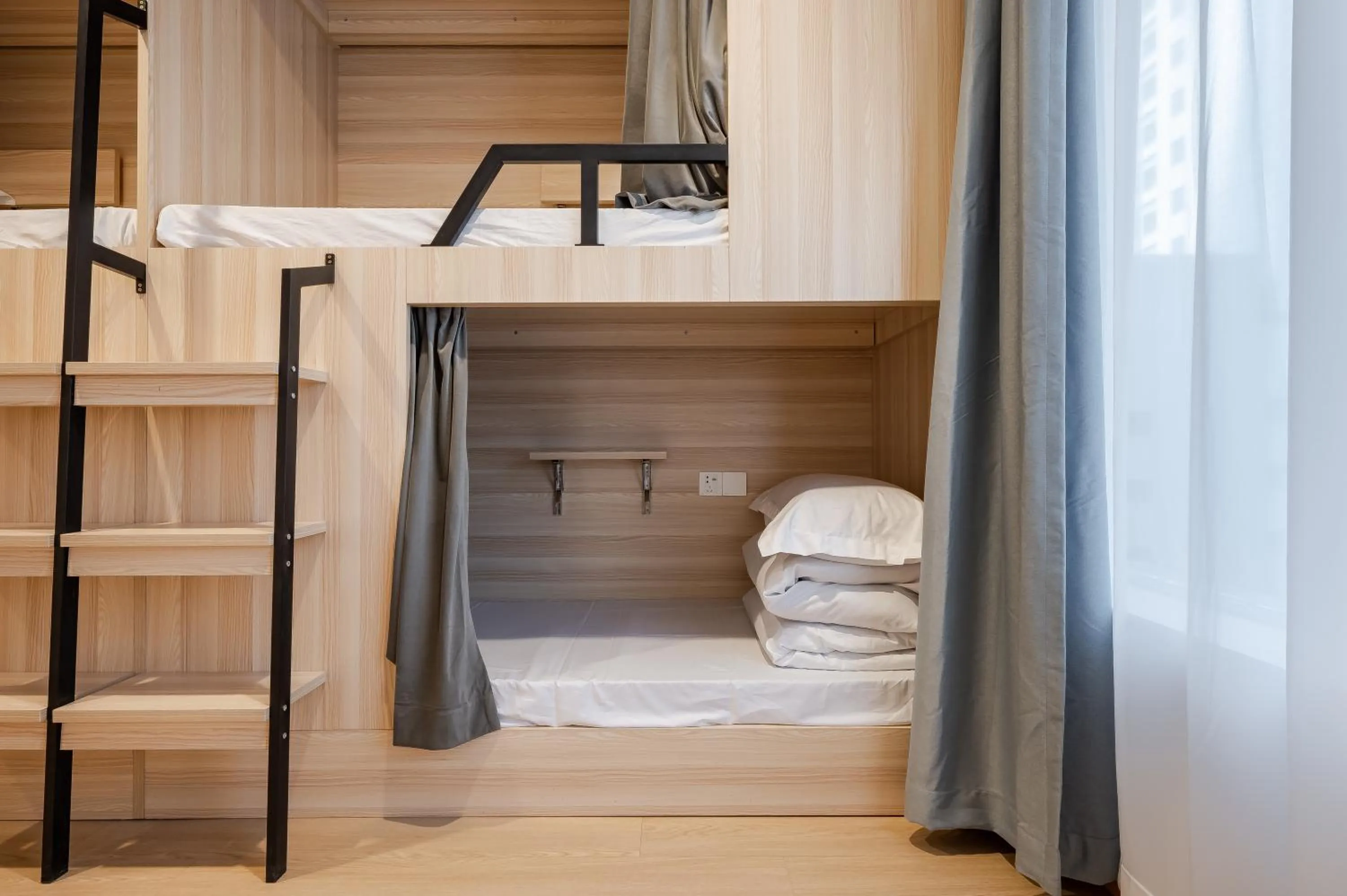 bunk bed, Bed in Dayin International Youth Hostel - East Nanjing Road & People's Square & The Bund Branch