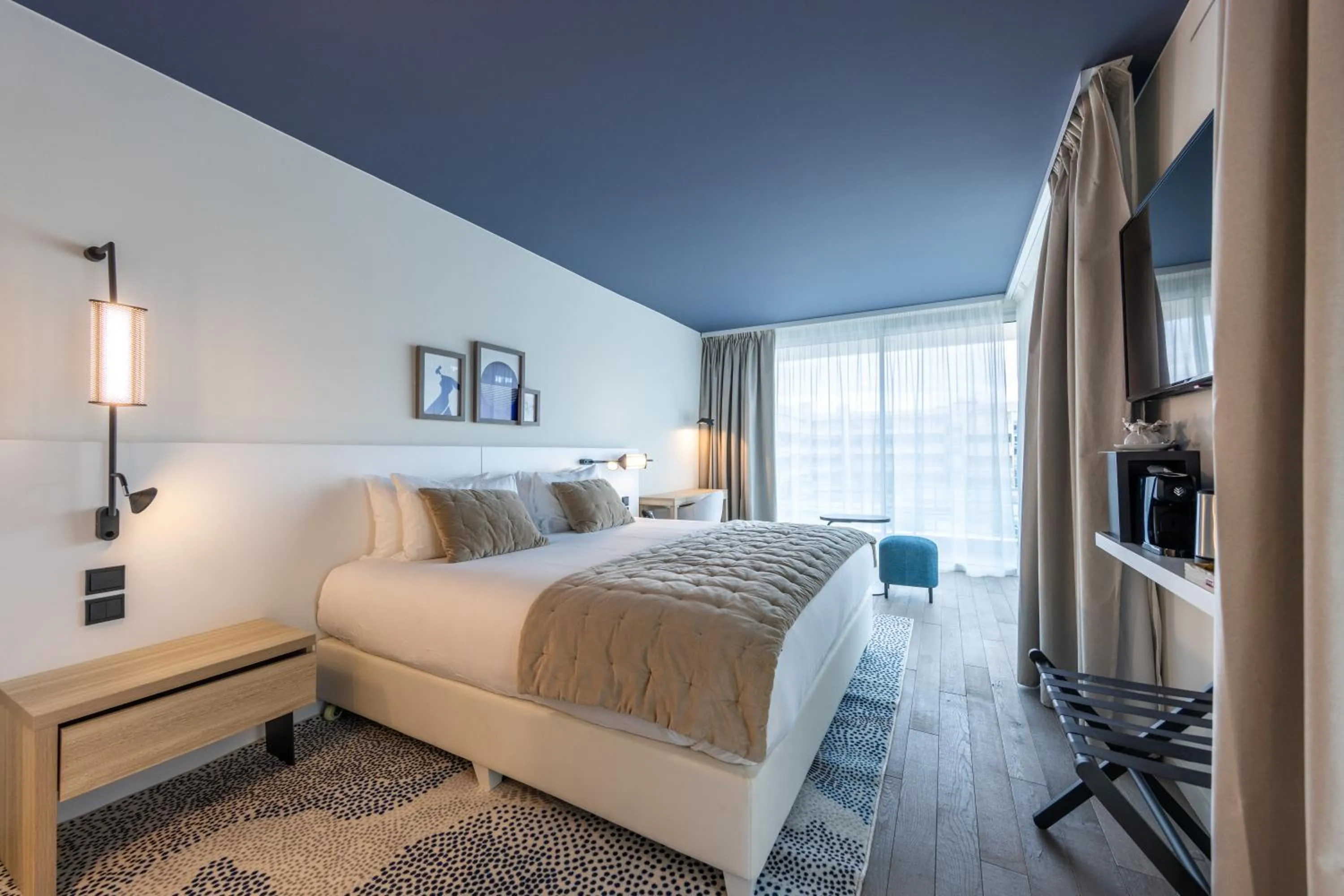 Bed in Hotel Indigo Cagnes-sur-Mer by IHG