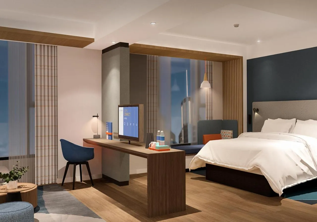 Photo of the whole room, Bed in Holiday Inn Express Xi'an High Tech South by IHG