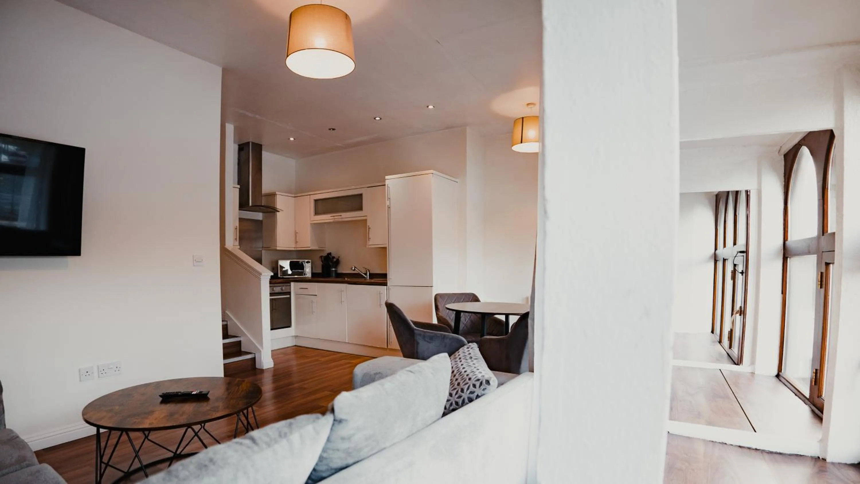 Kitchen or kitchenette in Royal Chambers Serviced Apartments
