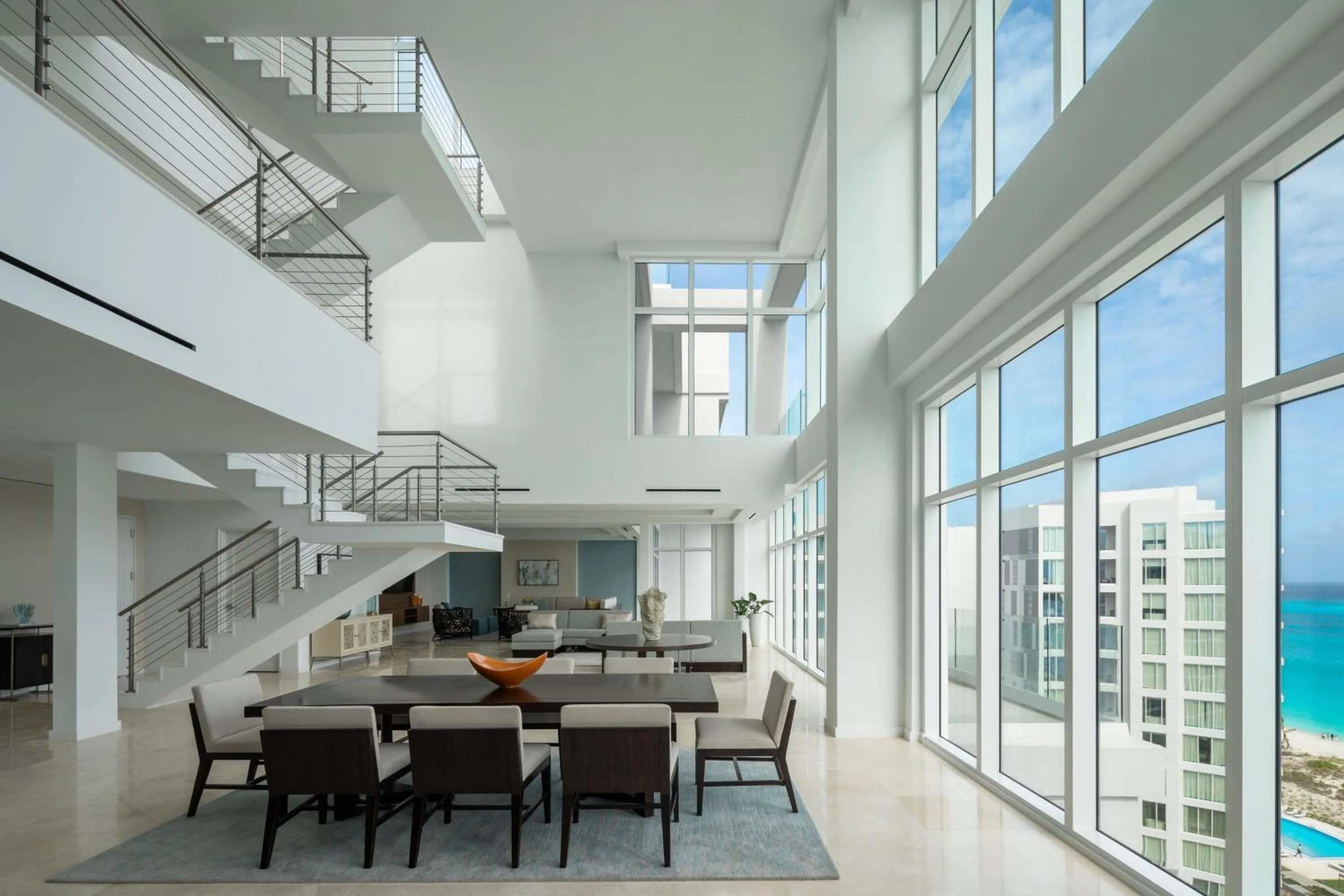 Living room in The Ritz-Carlton Residences, Turks & Caicos