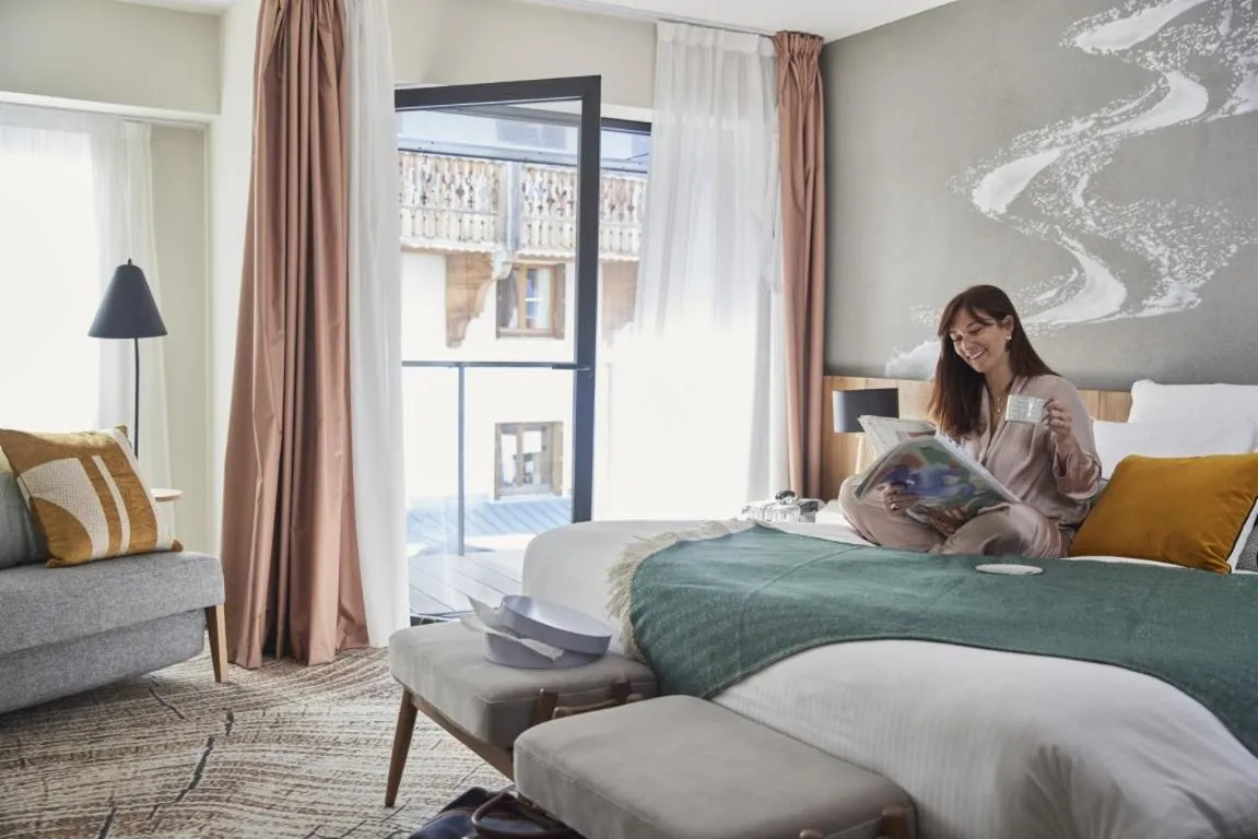 Bed in Hôtel VoulezVous by Les Etincelles