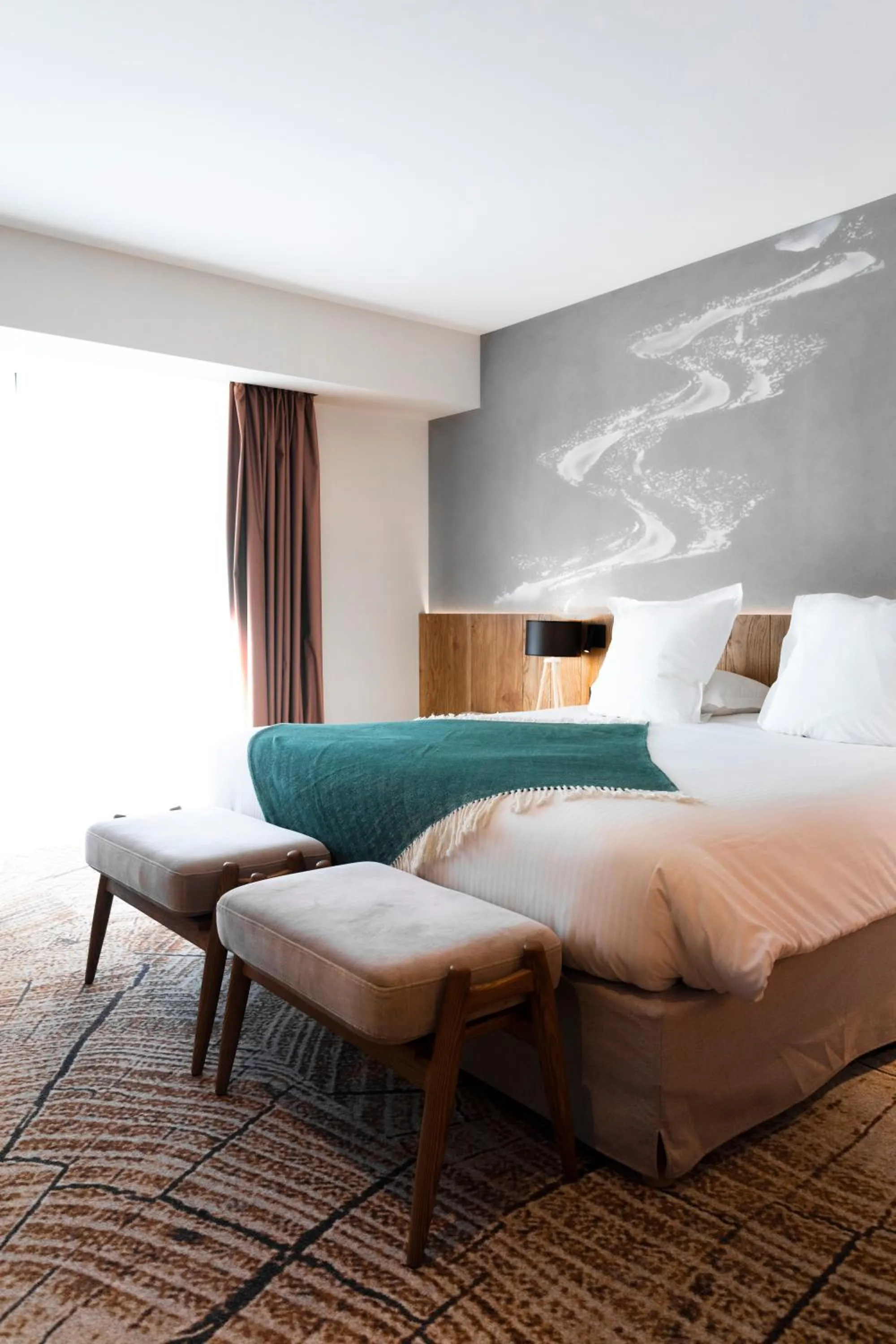 Bed in Hôtel VoulezVous by Les Etincelles