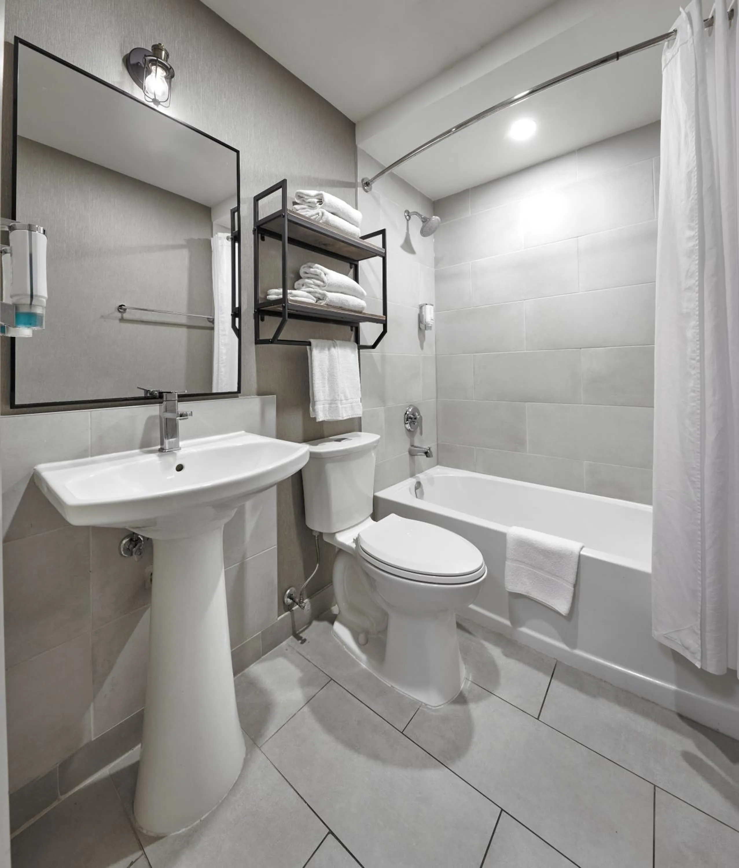 Shower in Canadas Best Value Inn Toronto