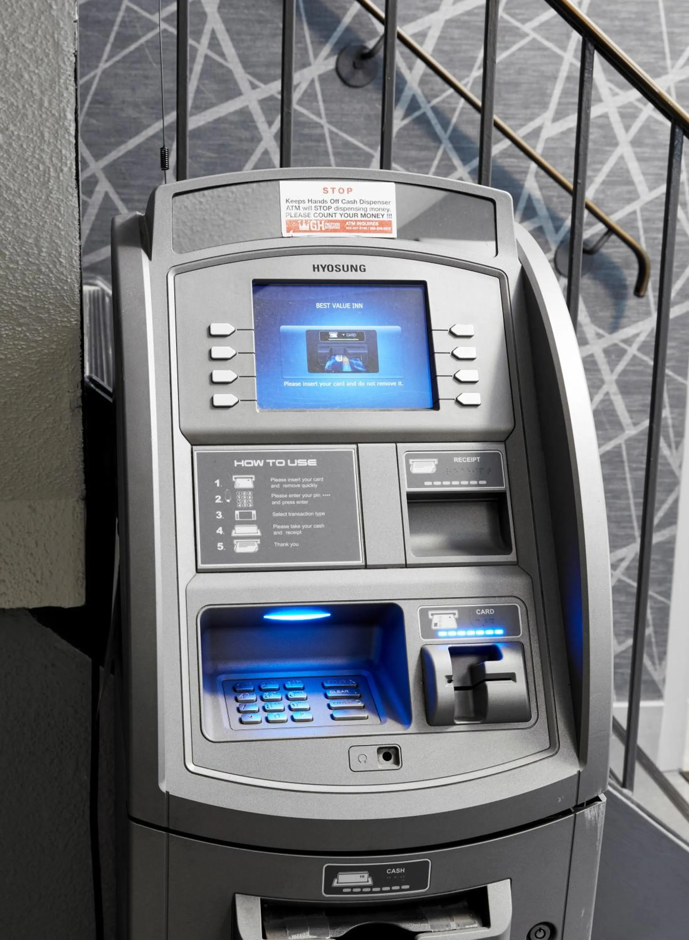 ATM in Canadas Best Value Inn Toronto