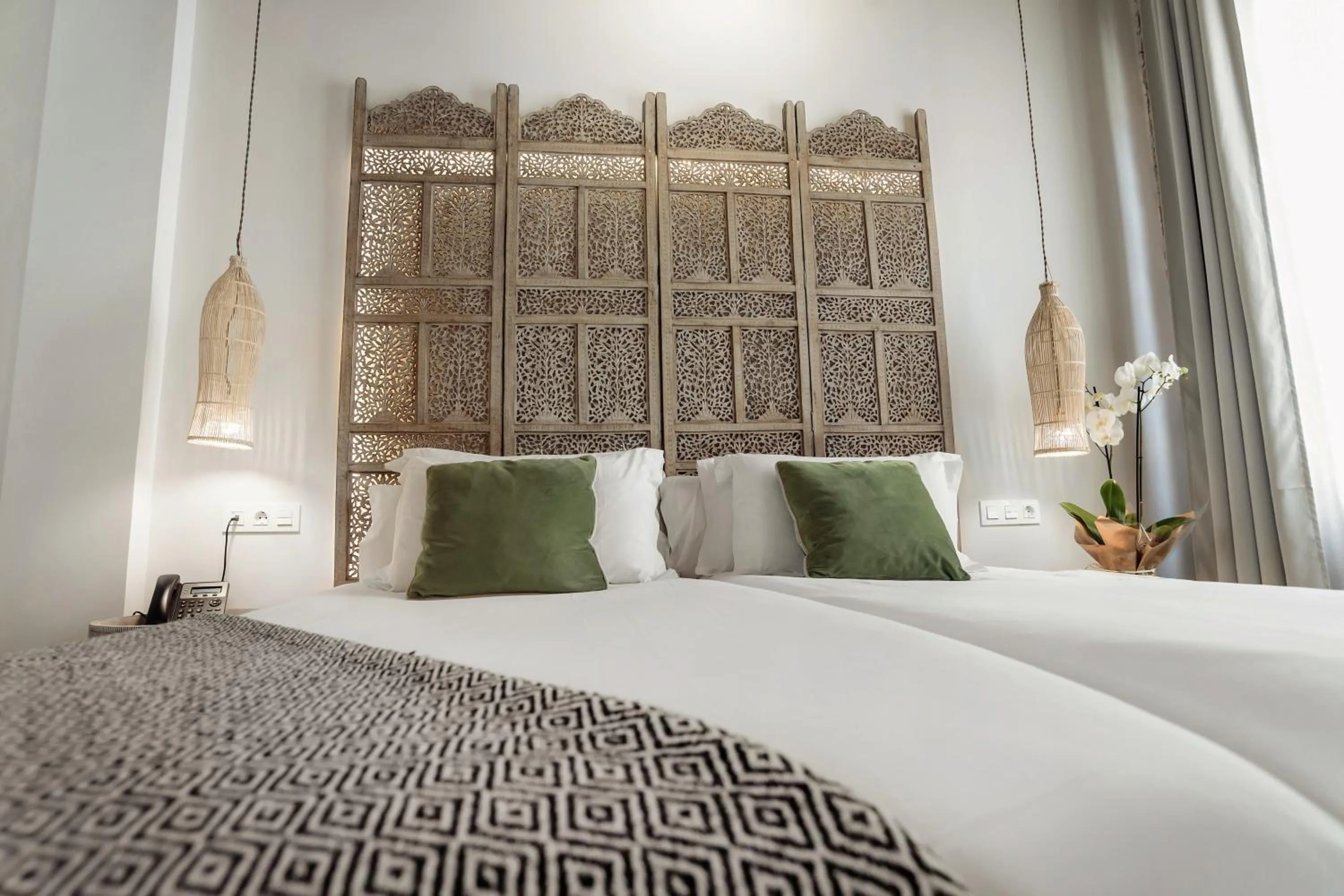 Bed in Hotel La Casa de Los Mosaicos by Maxi Hoteles