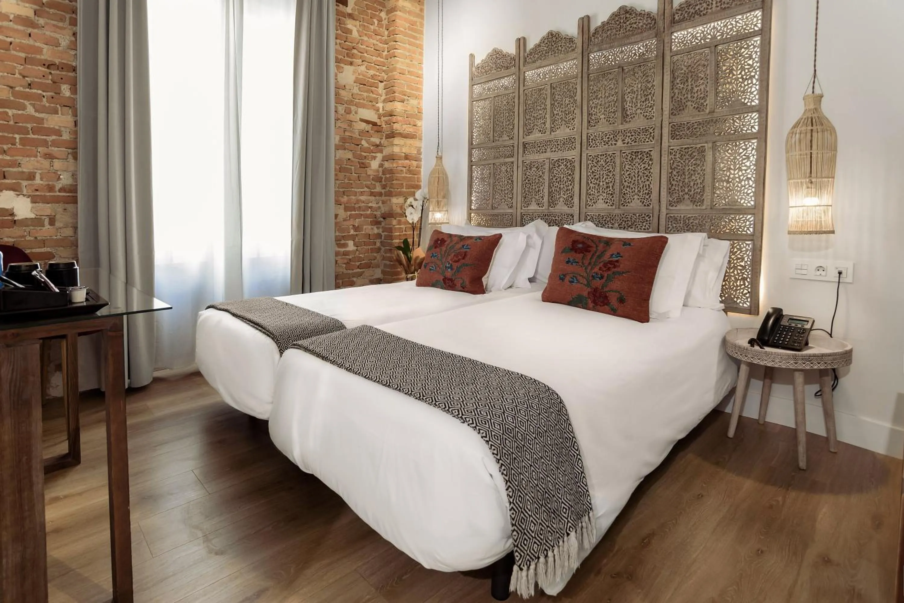 Bed in Hotel La Casa de Los Mosaicos by Maxi Hoteles