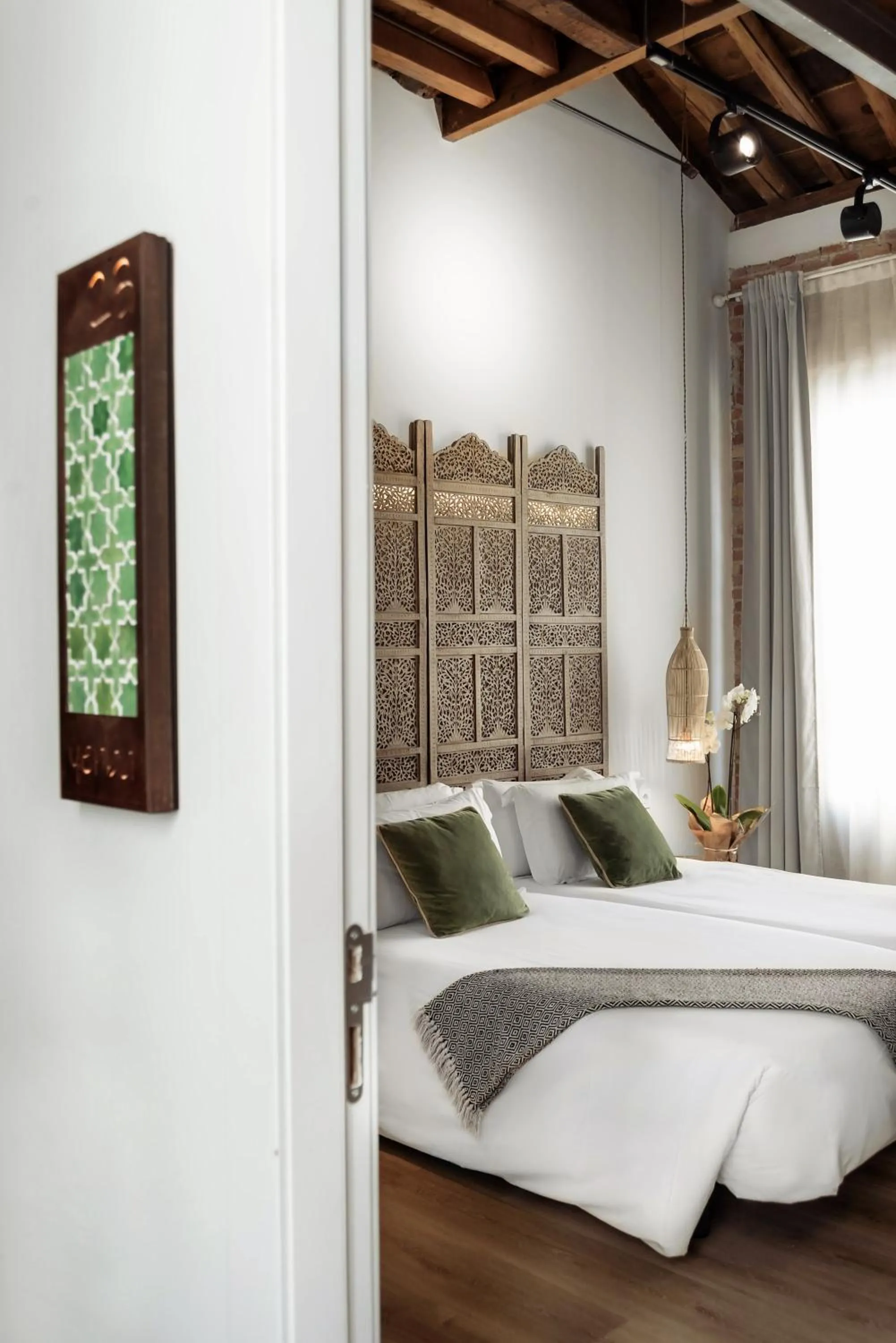 Bed in Hotel La Casa de Los Mosaicos by Maxi Hoteles