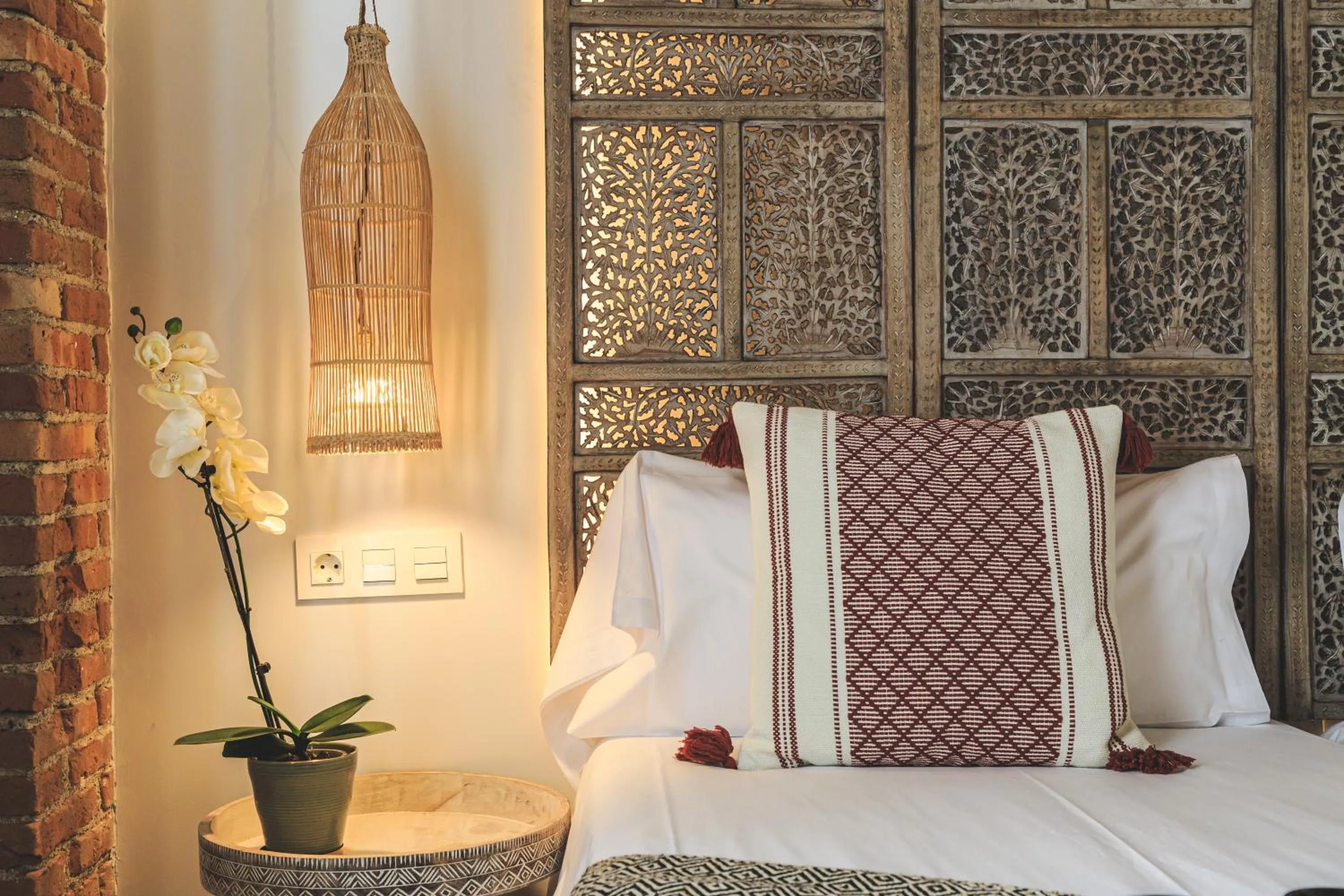 Bed in Hotel La Casa de Los Mosaicos by Maxi Hoteles