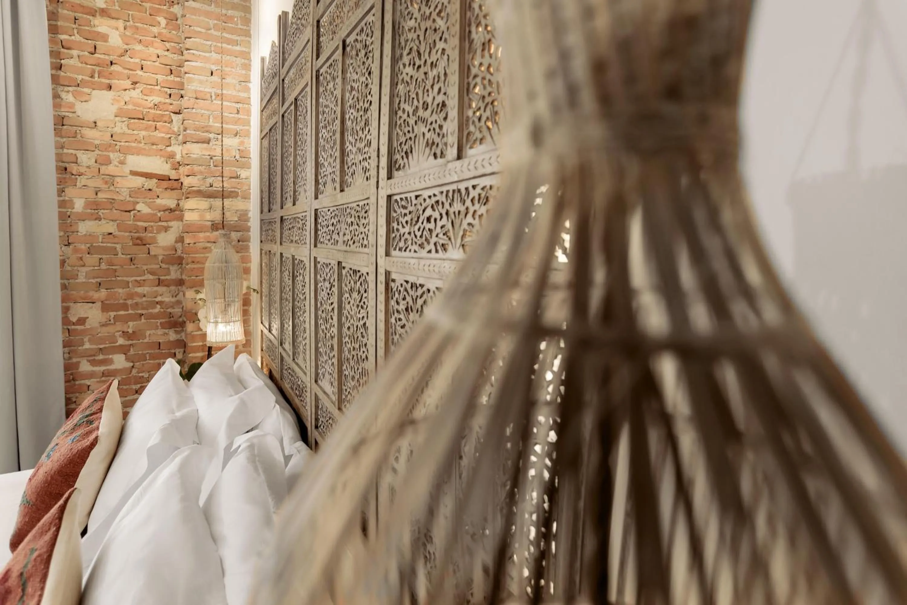Decorative detail, Bed in Hotel La Casa de Los Mosaicos by Maxi Hoteles