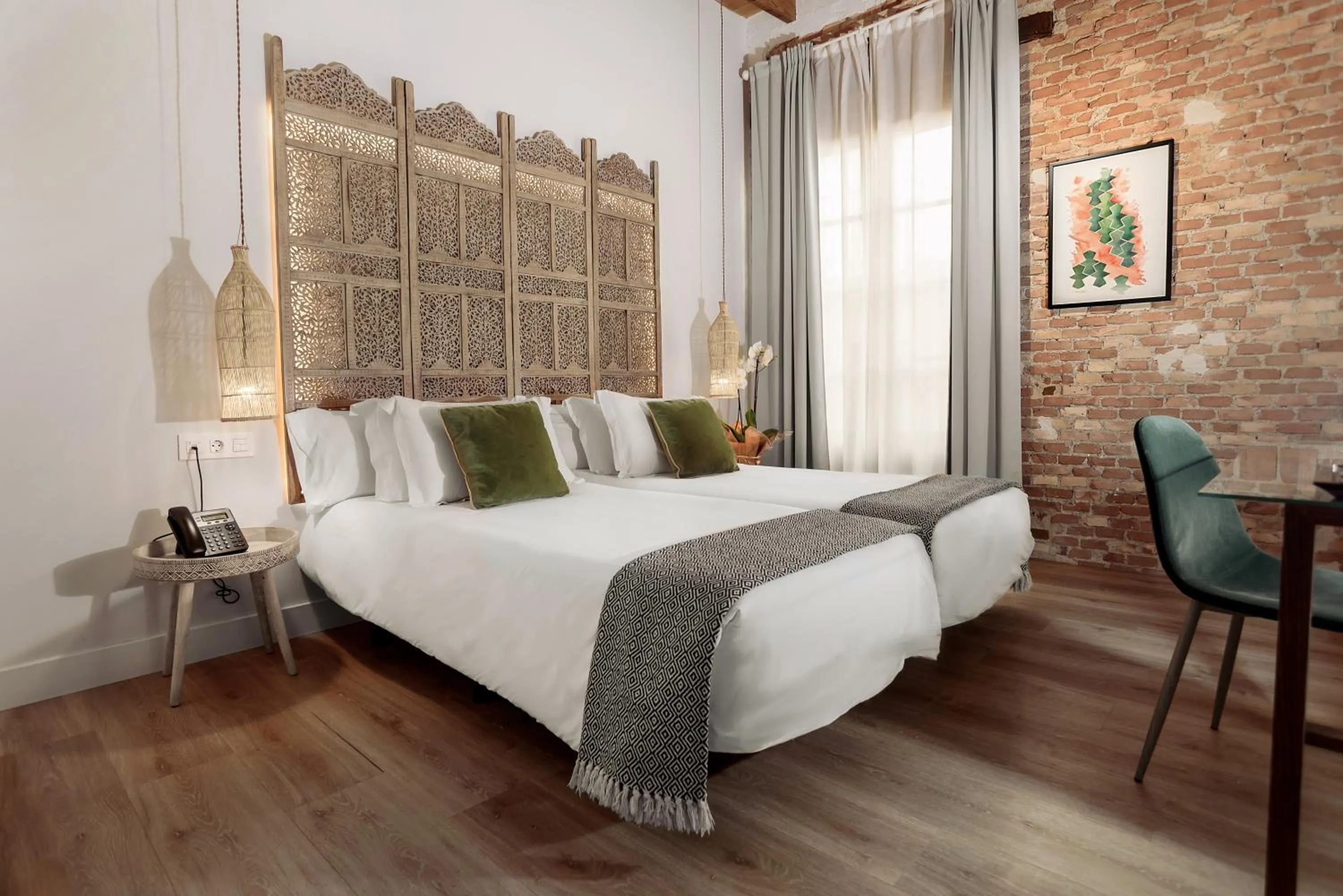 Bed in Hotel La Casa de Los Mosaicos by Maxi Hoteles