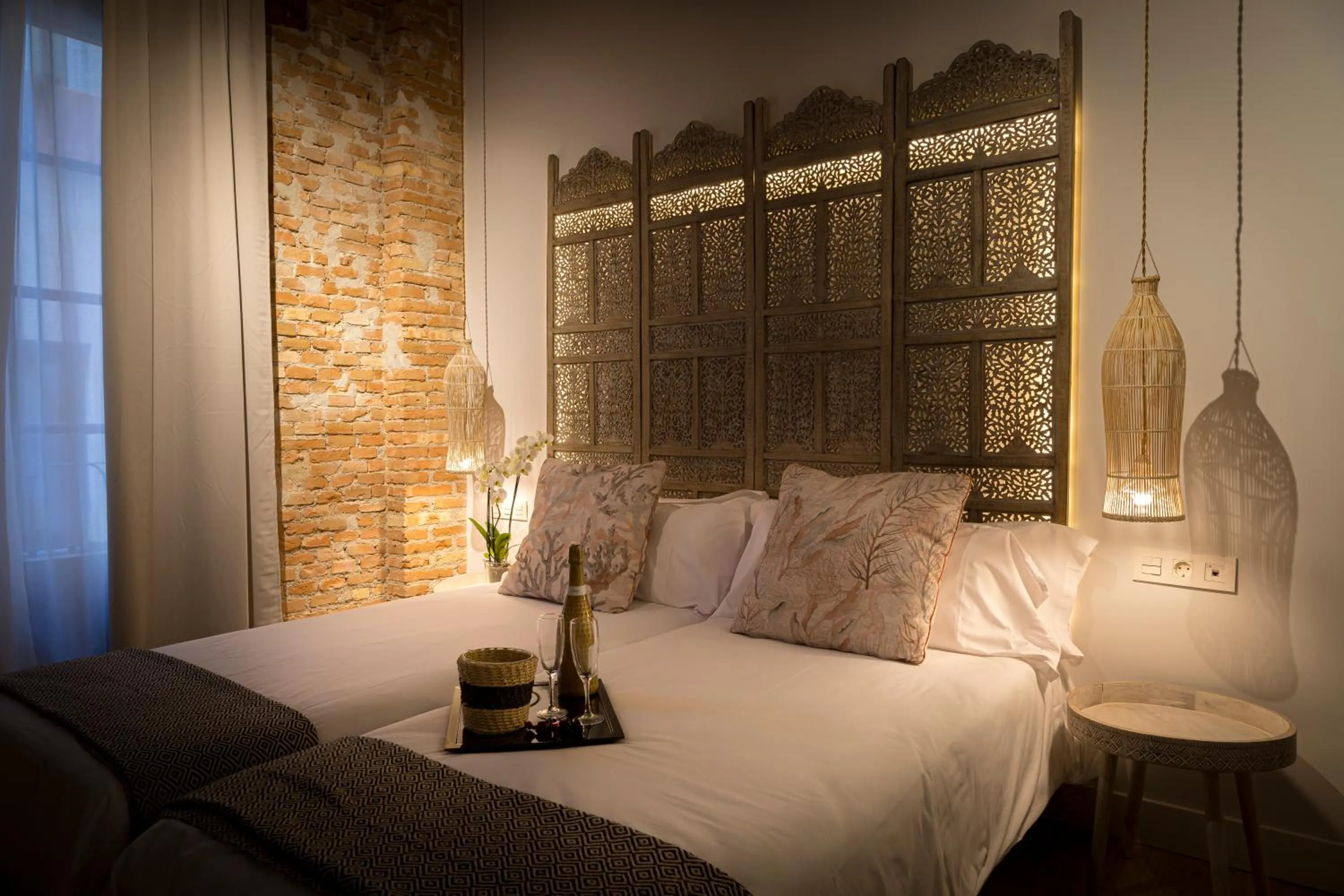 Bed in Hotel La Casa de Los Mosaicos by Maxi Hoteles