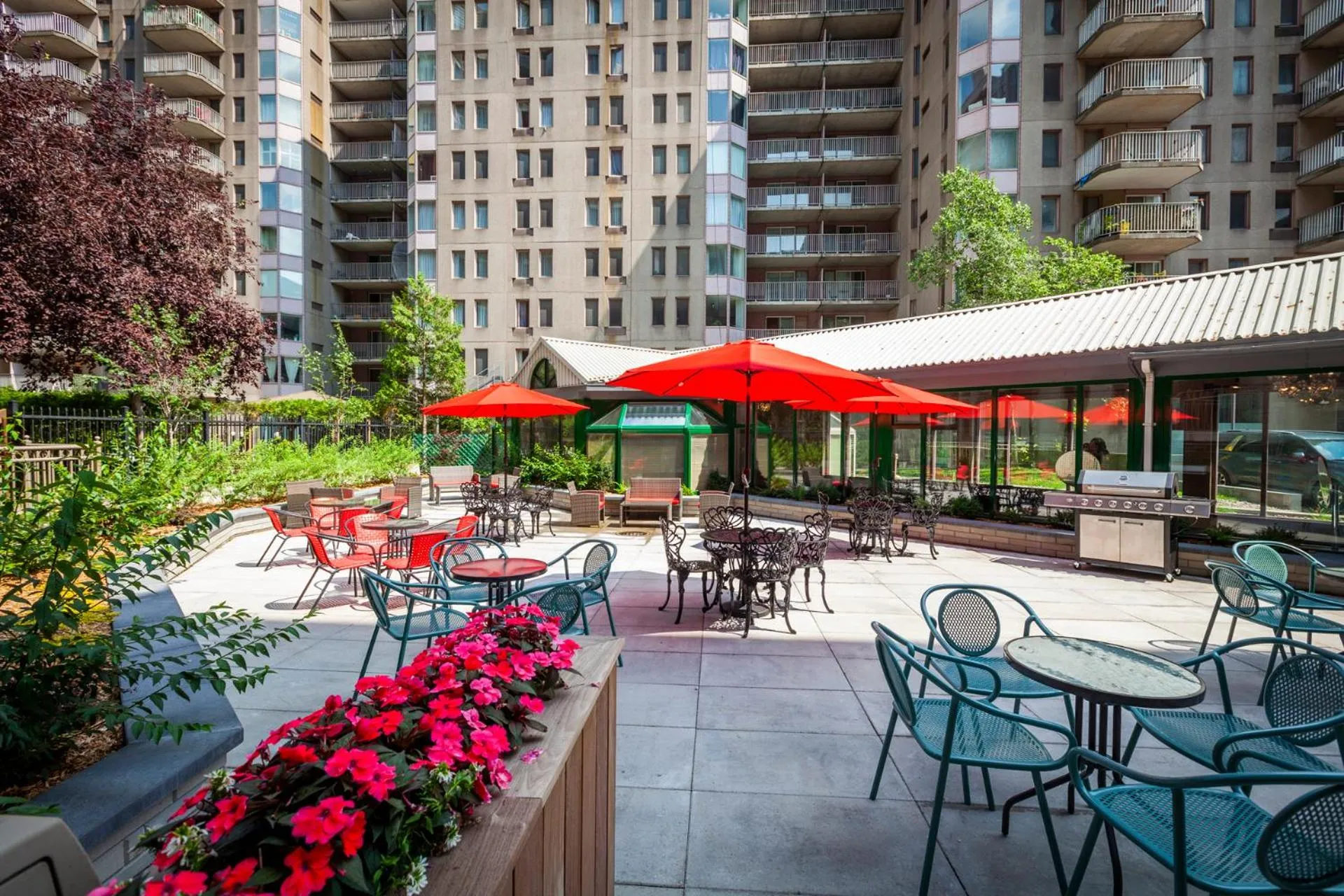 Balcony/Terrace in Le Nouvel Hotel