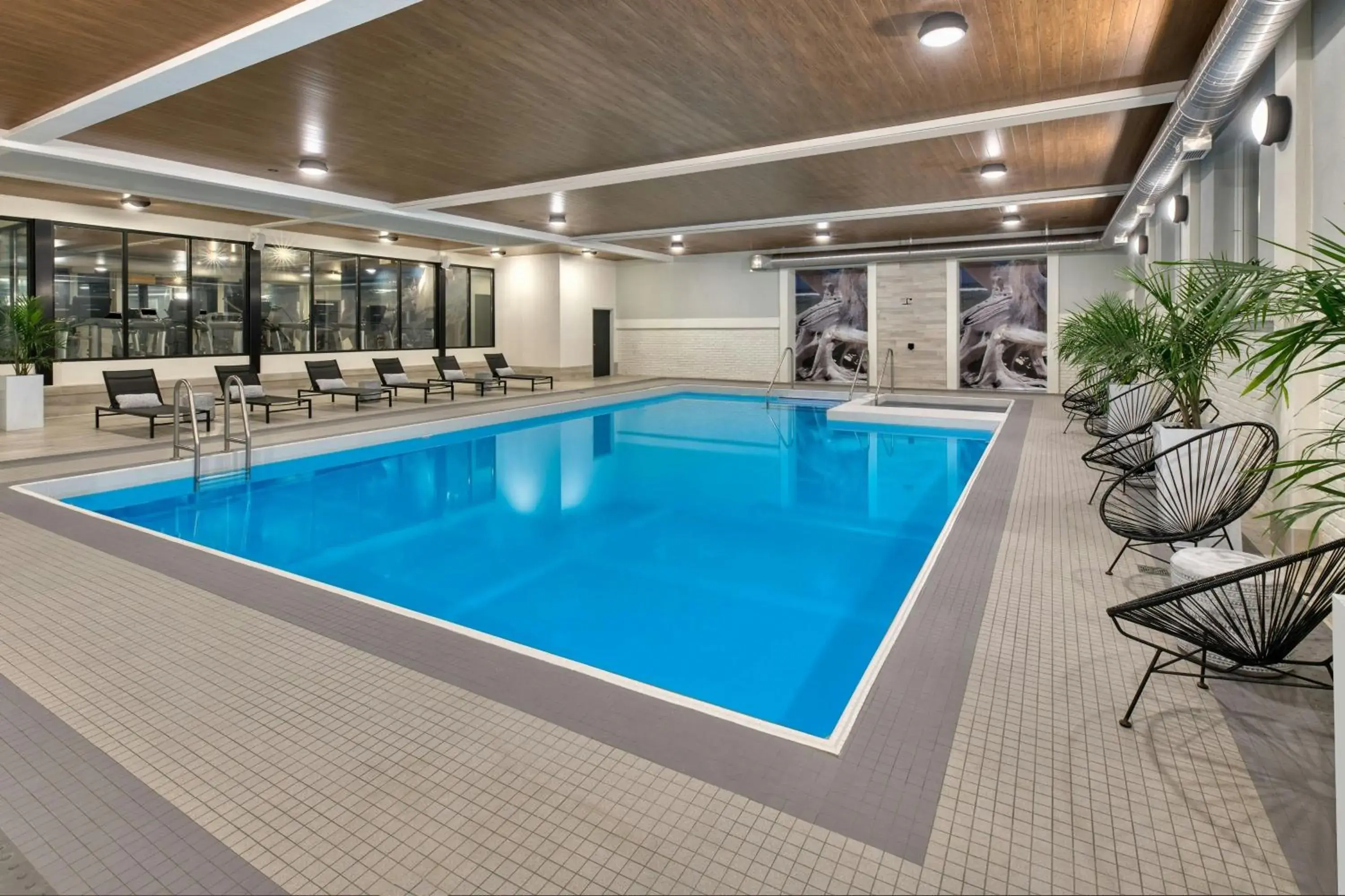 Swimming pool in The Insignia Hotel, Sarnia, a Tribute Portfolio Hotel Swimming pool in The Insignia Hotel, Sarnia, a Tribute Portfolio Hotel