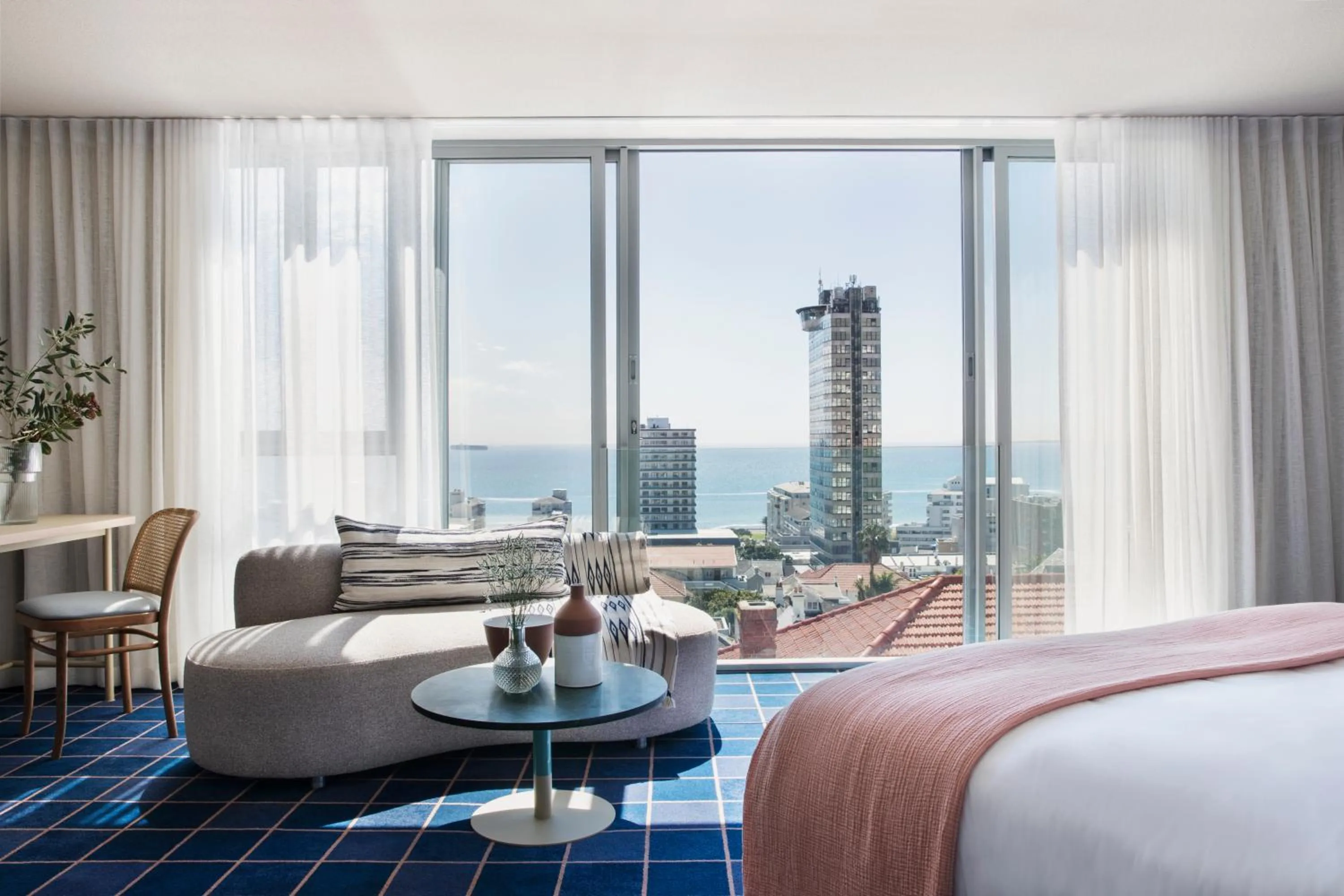 View (from property/room), Bed in Home Suite Hotels Sea Point