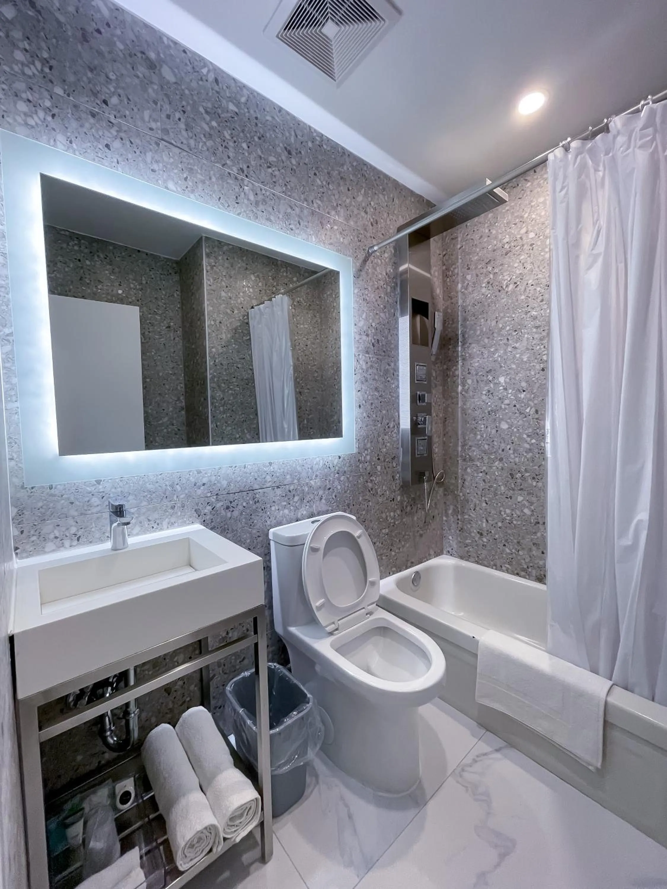 Shower in Hotel Saint-Andre