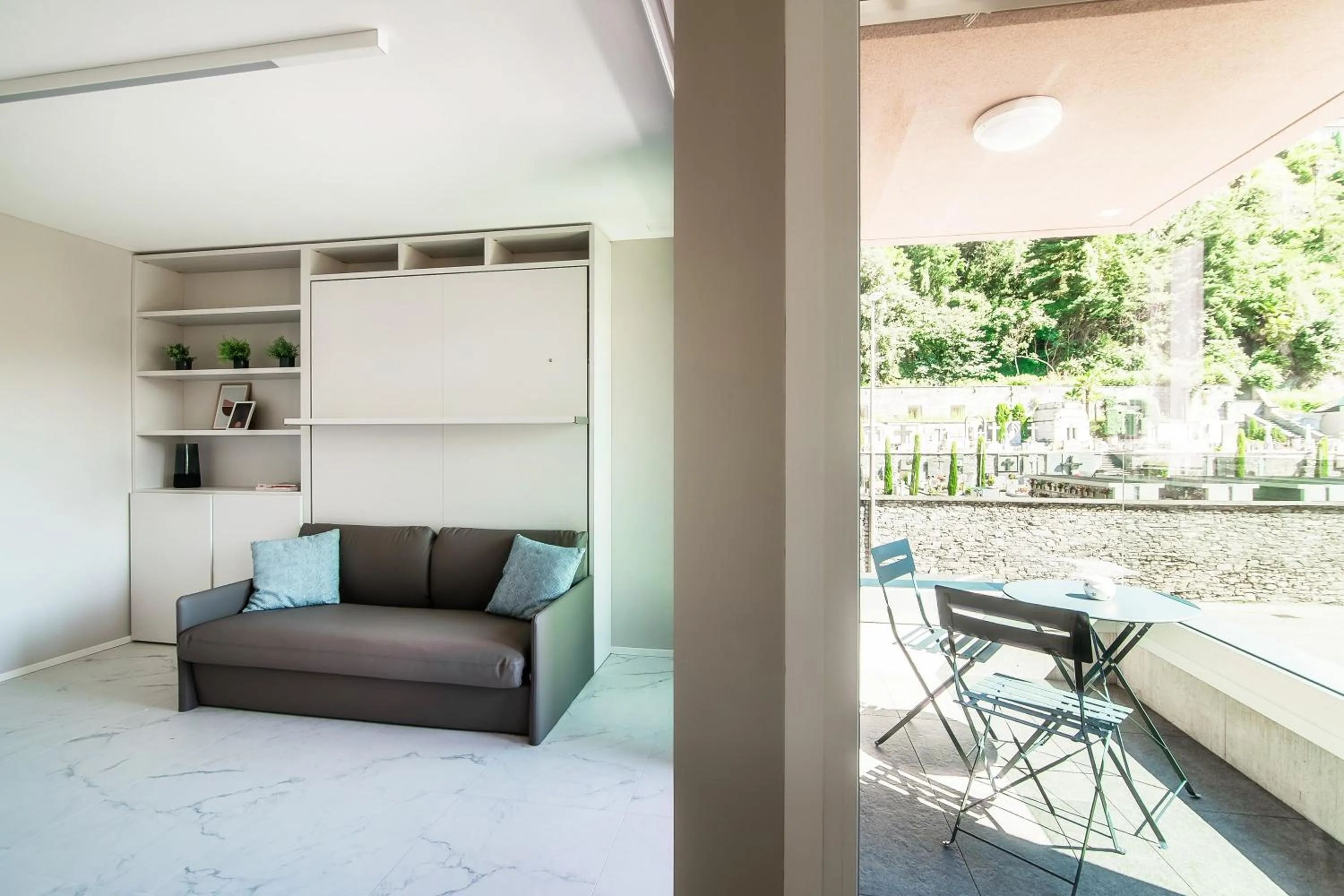 Living room in Locarno Studios by Quokka 360 - in the centre of Locarno