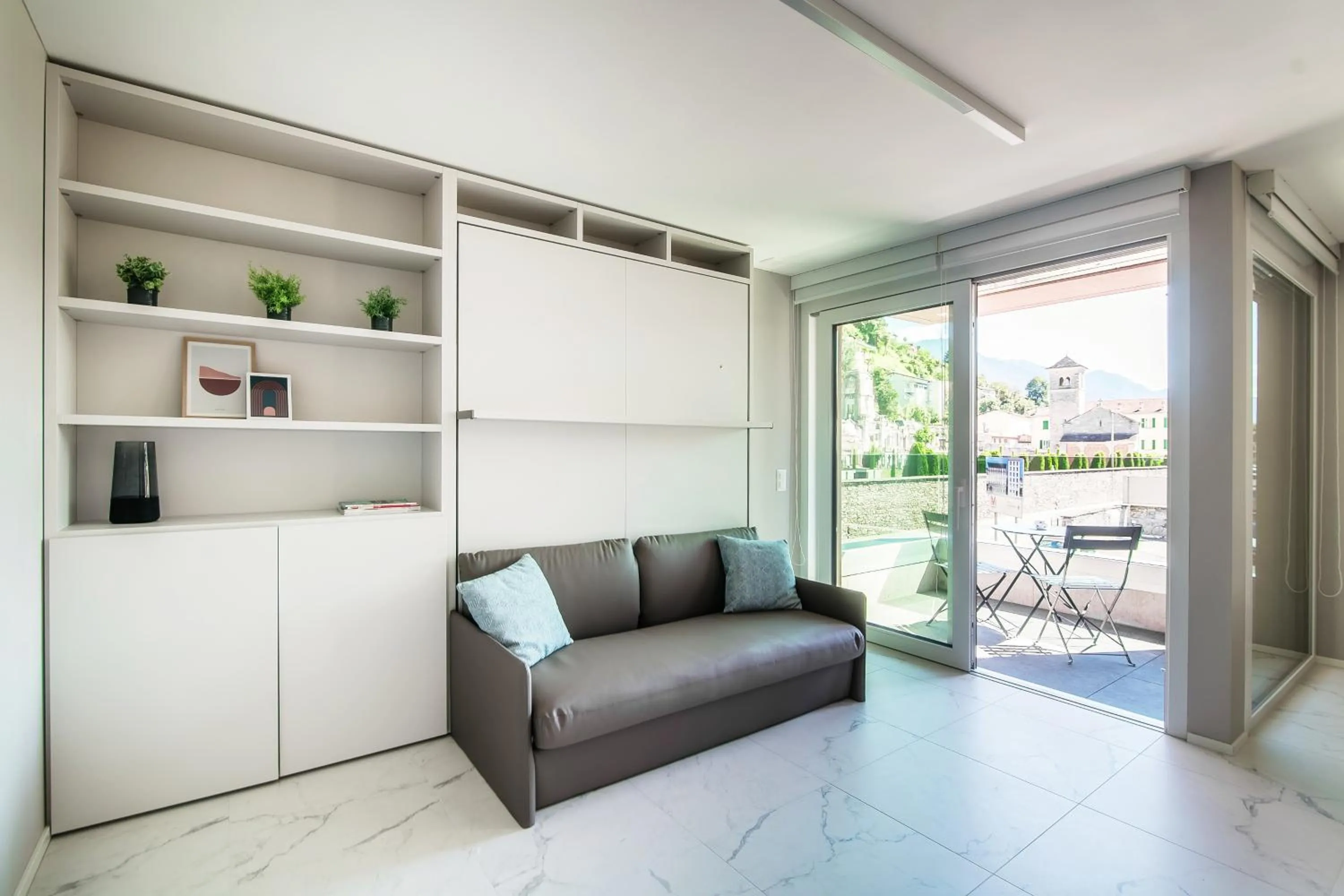 Living room in Locarno Studios by Quokka 360 - in the centre of Locarno