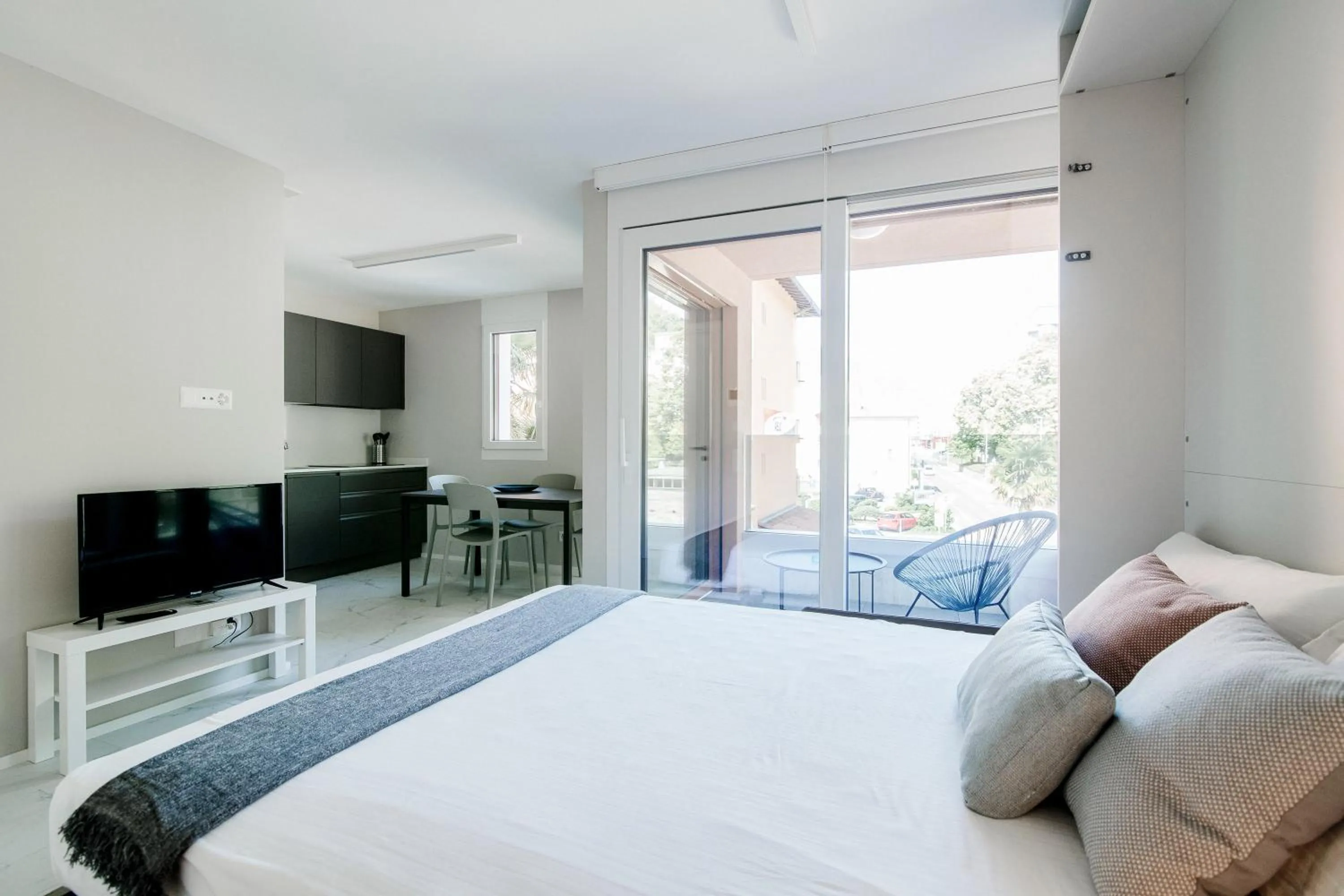 Bed in Locarno Studios by Quokka 360 - in the centre of Locarno