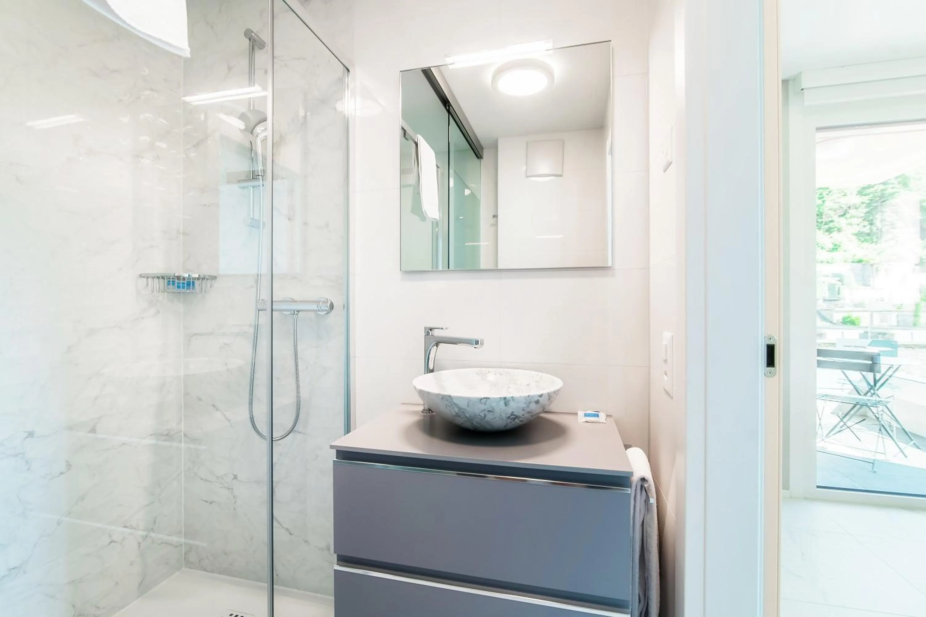 Bathroom in Locarno Studios by Quokka 360 - in the centre of Locarno