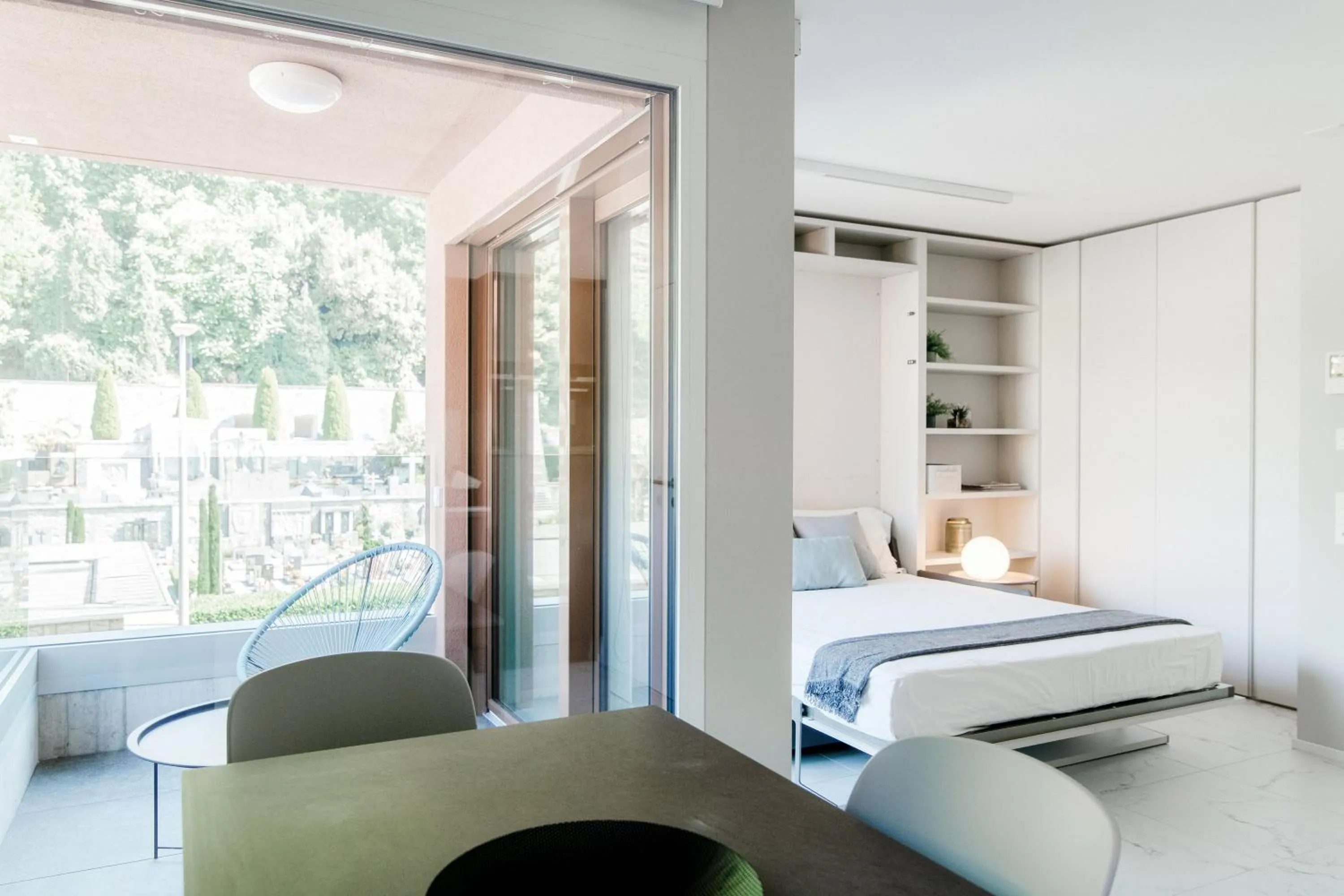 Bed in Locarno Studios by Quokka 360 - in the centre of Locarno