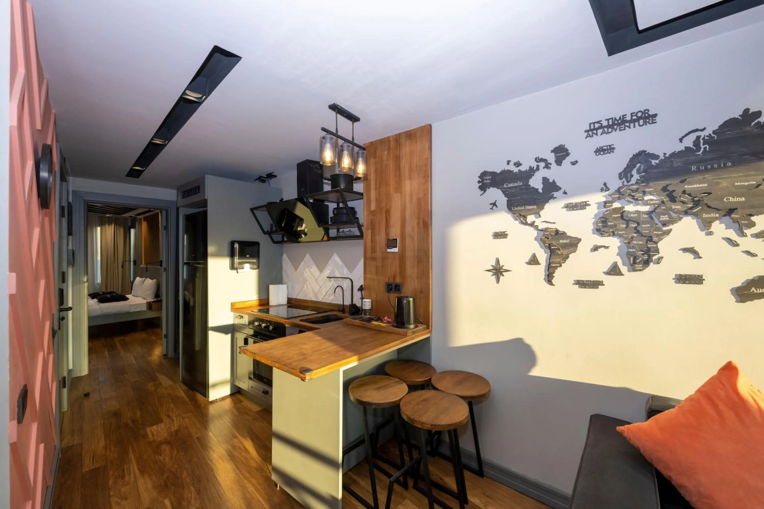 Kitchen or kitchenette in Roe Suite Hotel - TAKSIM