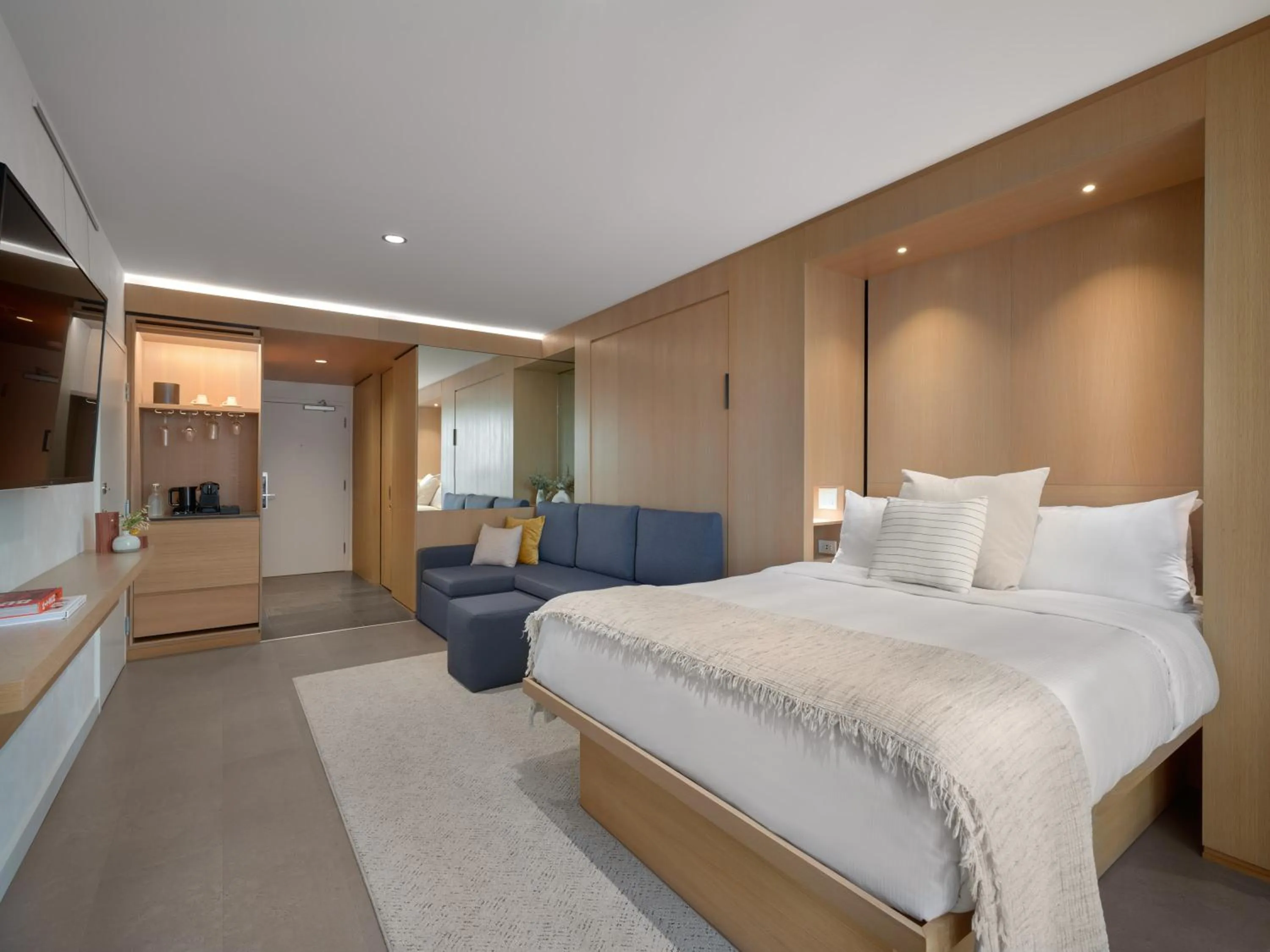 Bed in Hôtel de l'ITHQ