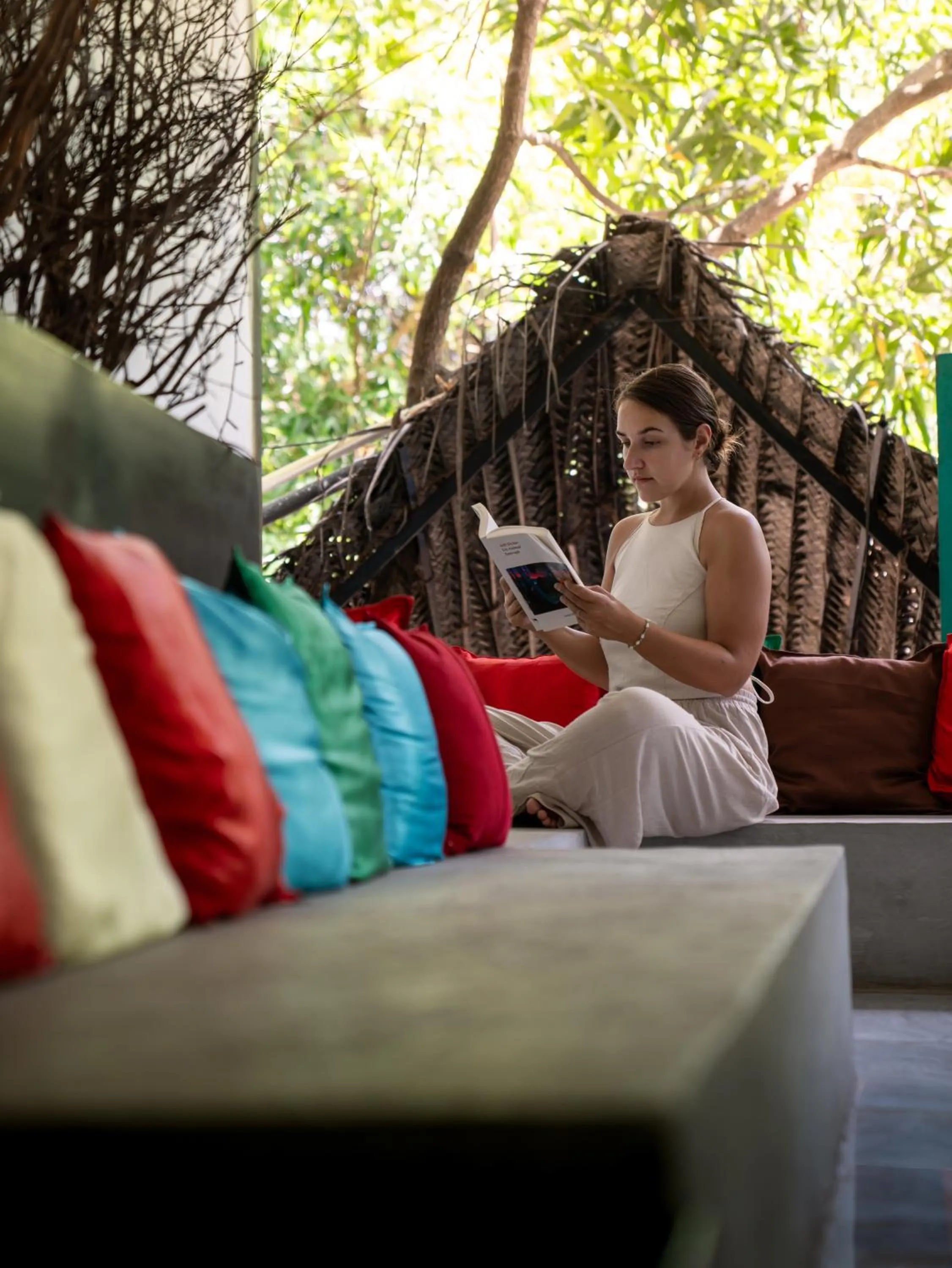 sunbed in Sundaras Resort & Spa Dambulla