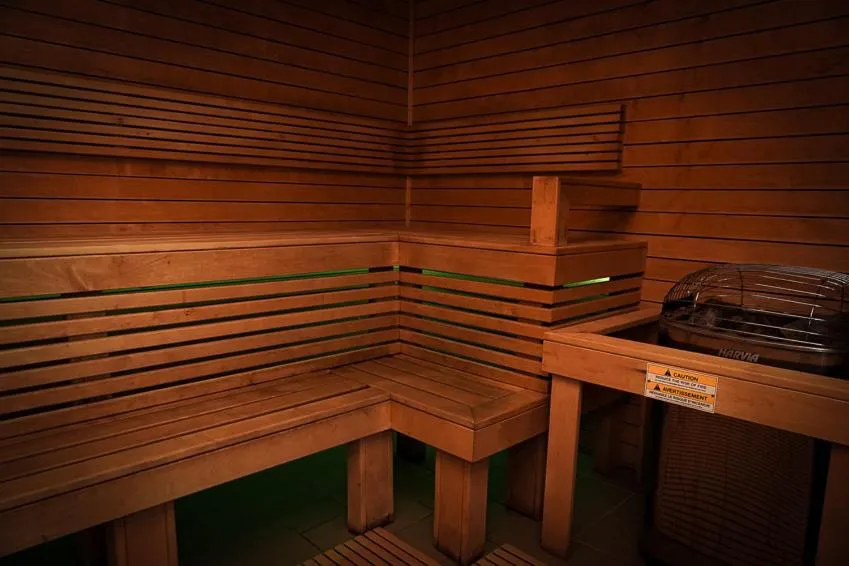 Sauna in Hôtel WelcomInns