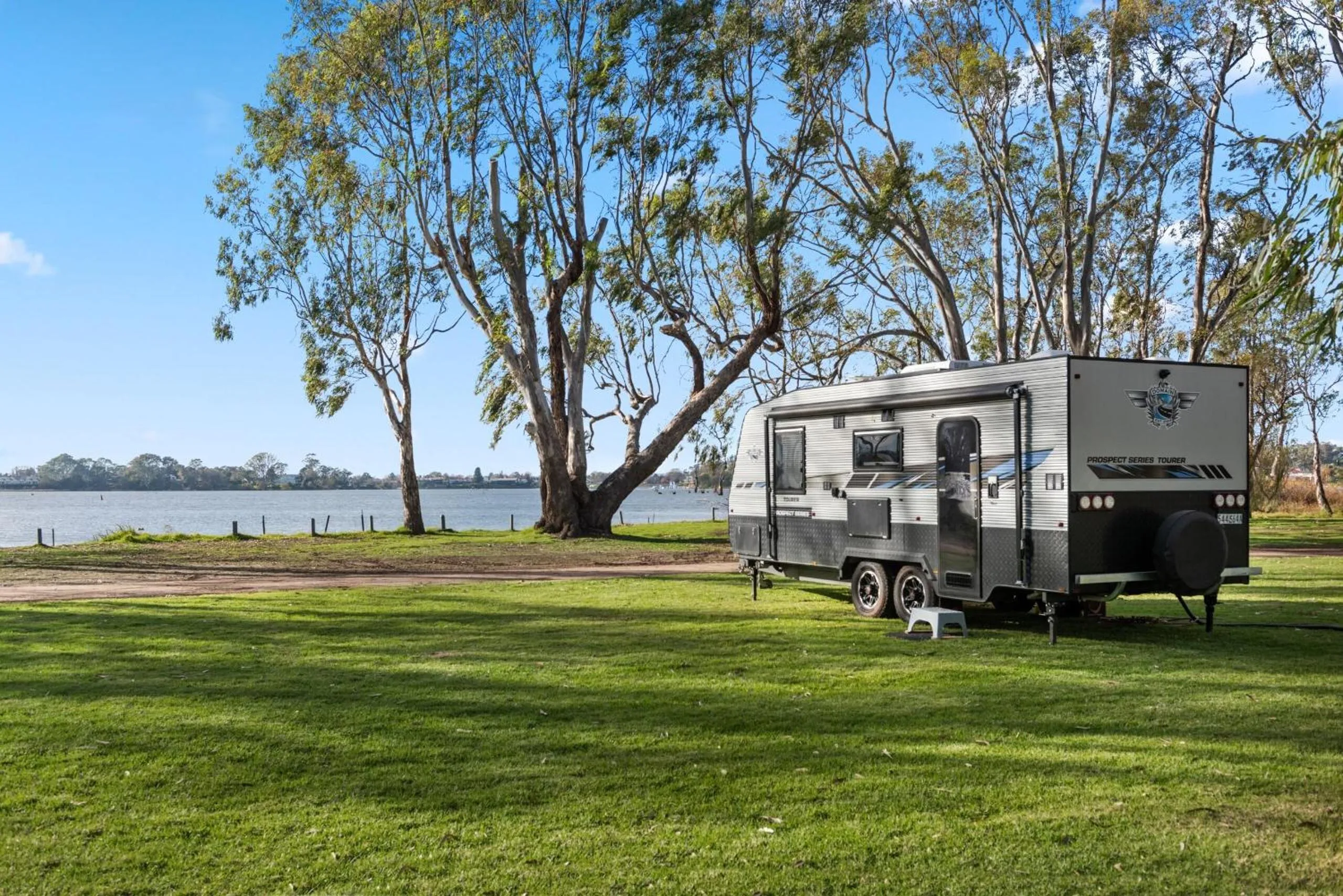 Natural landscape in Discovery Parks - Nagambie Lakes