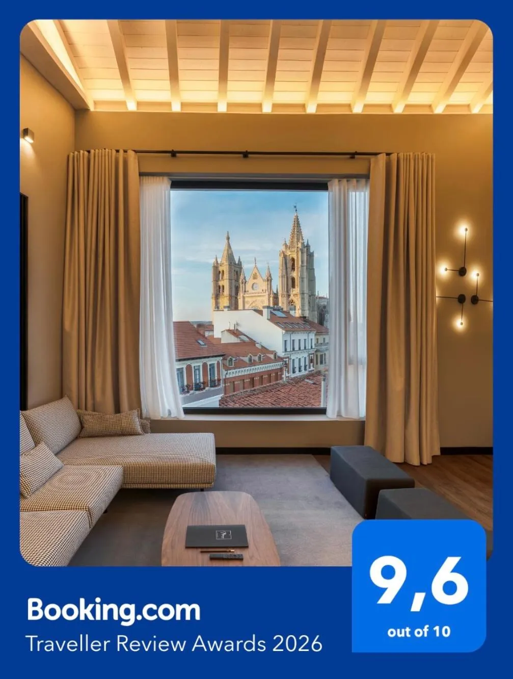 Text overlay in Mauro Suites